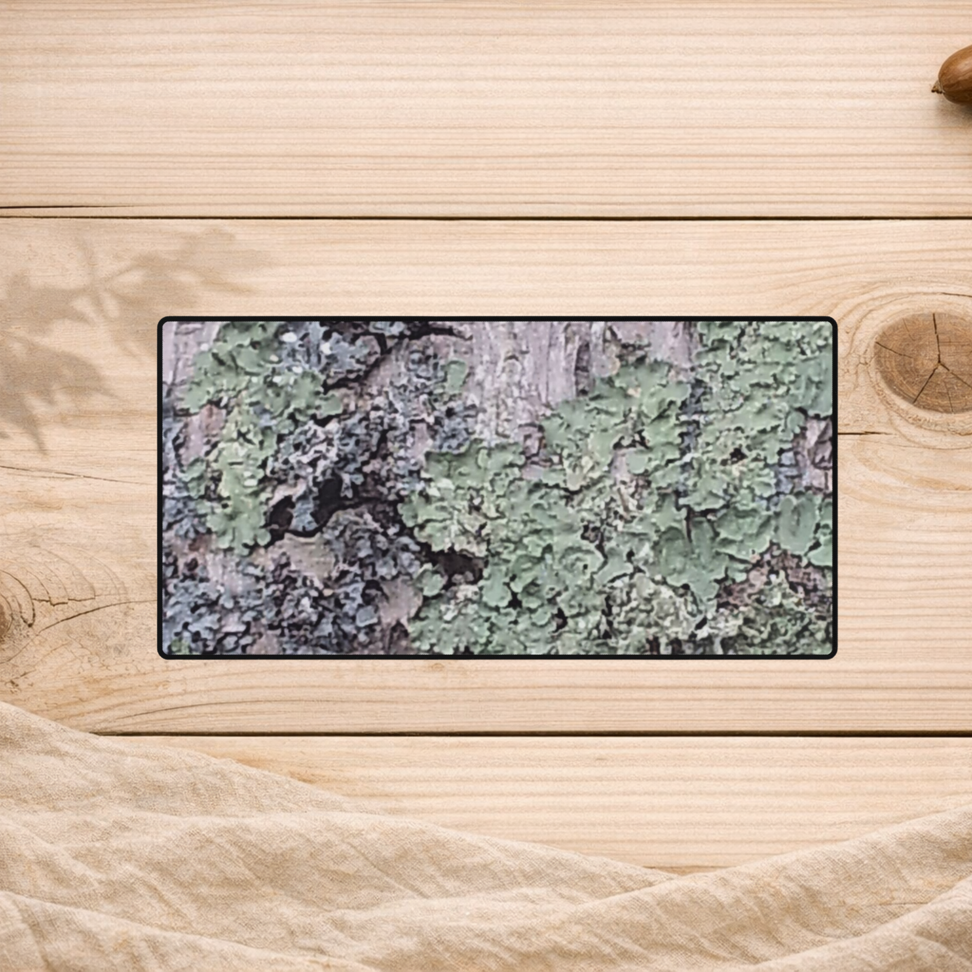 Tactile Roots | Lichen Bark Desk Mat | The Rooted Collection