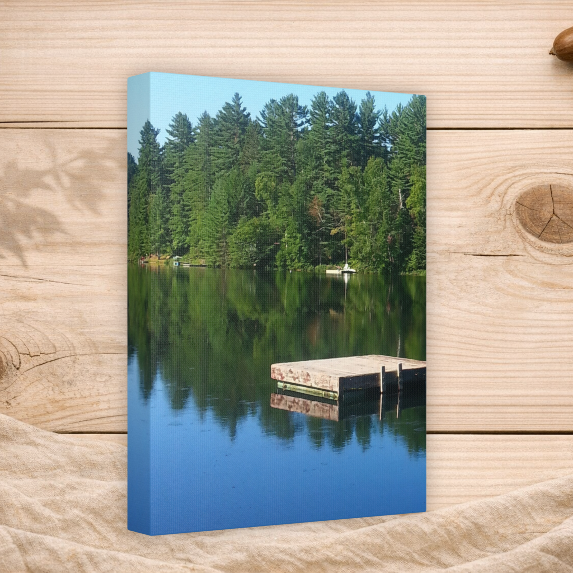 Quiet Moorings | Stillwater Vista Landscape Wall Art| The Nurture Collection