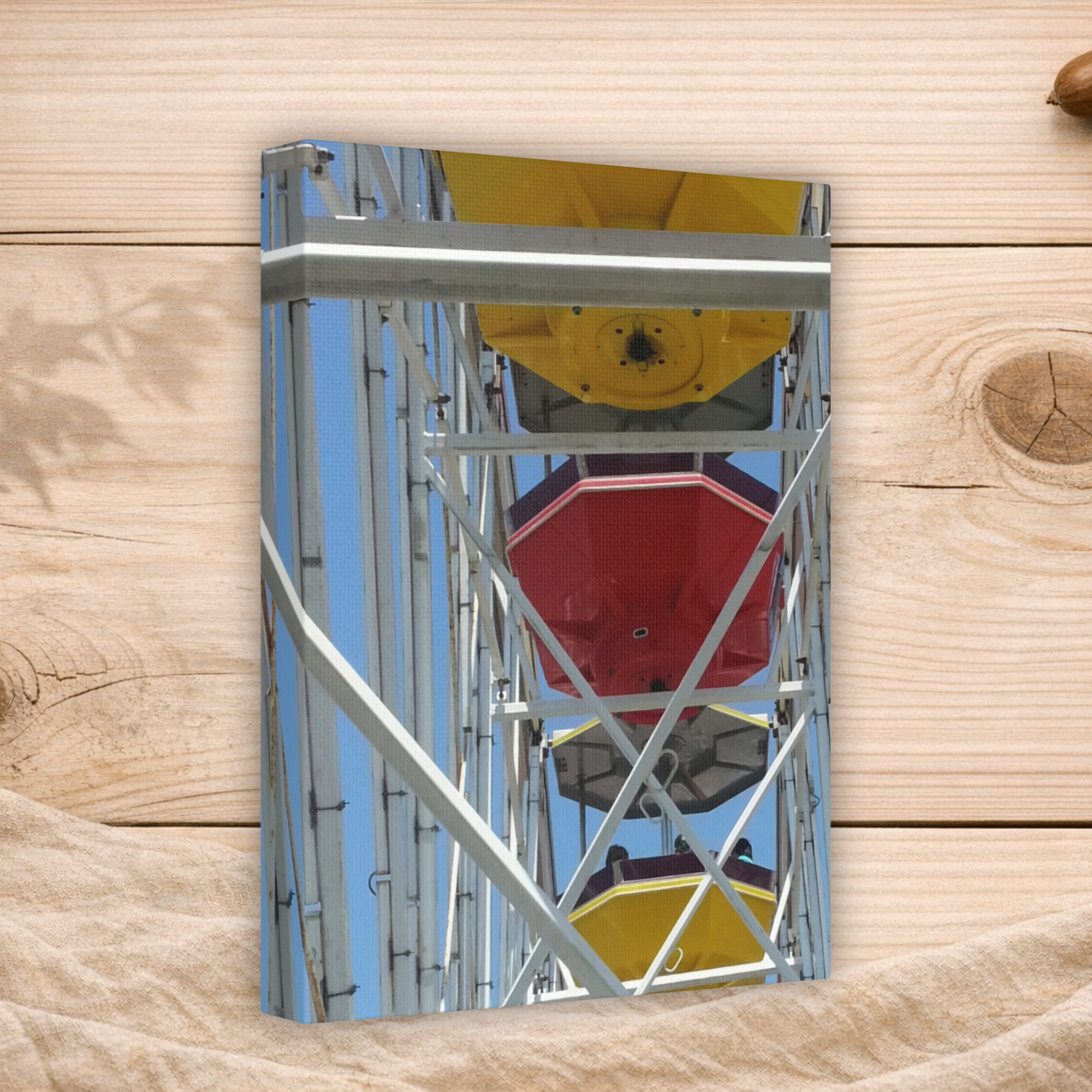 Vivid Spectrum | Radiant Fairground Motion Wall Art | The Flow Collection
