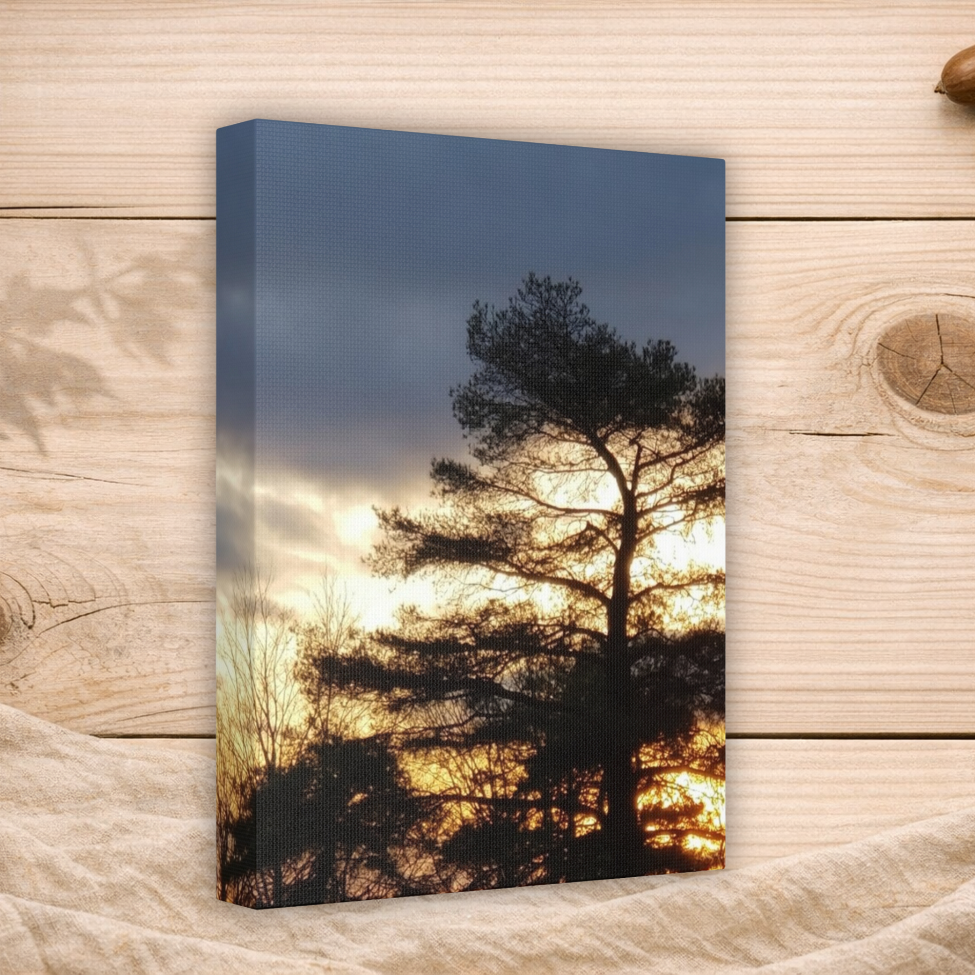 Grounded Vitality | Sunset Tree Silhouette Wall Art | The Flow Collection