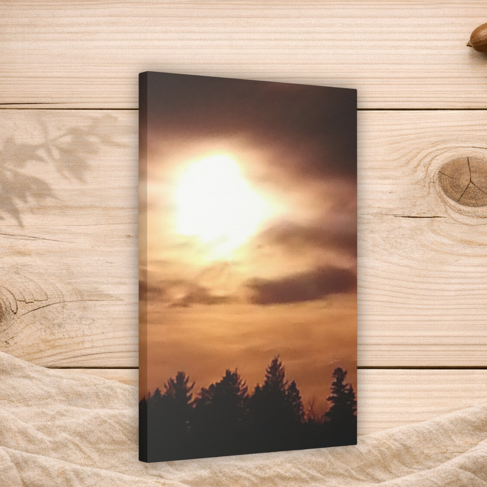 Eternal Glow | Golden Hour Skyline Wall Art | The Rooted Collection