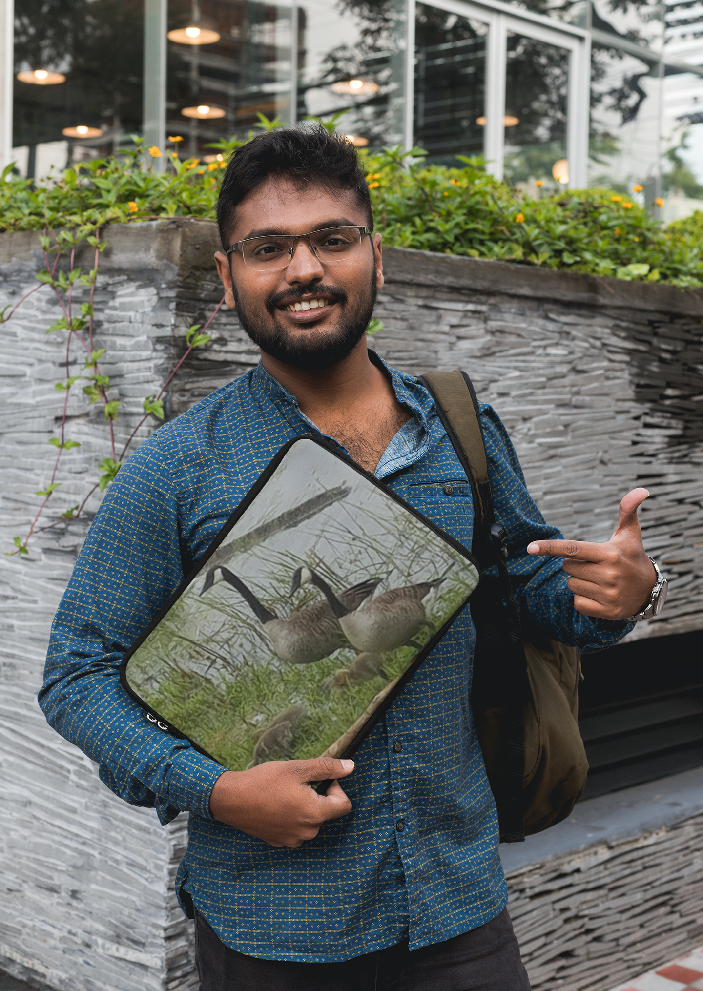 Fluid Journey | Tidal Drift Wildlife Laptop Sleeve | The Flow Collection