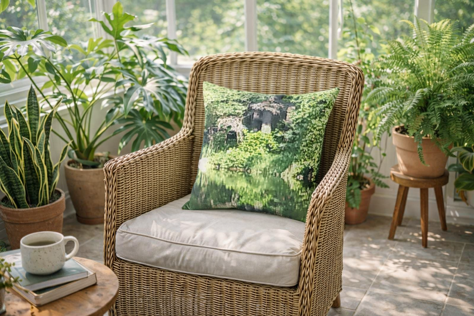 Serene Flow | Winding Riverbend Pillow | The Flow Collection
