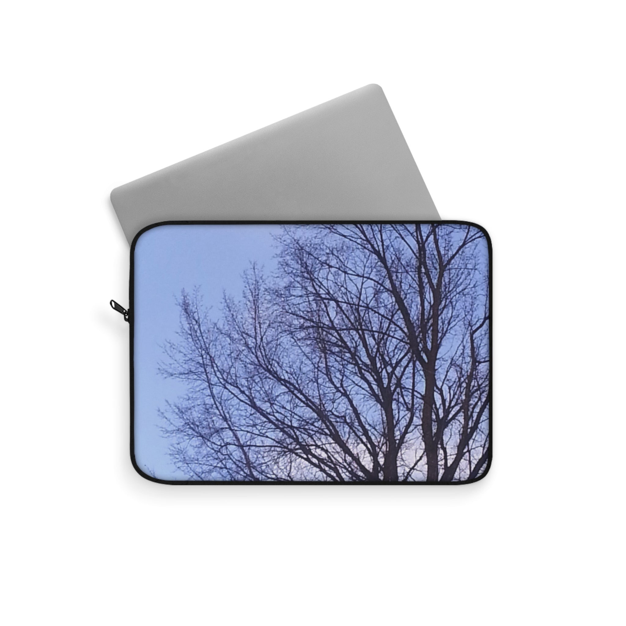 Airy Solitude | Infinite Blue Ascent Laptop Sleeve | The Nurture Collection