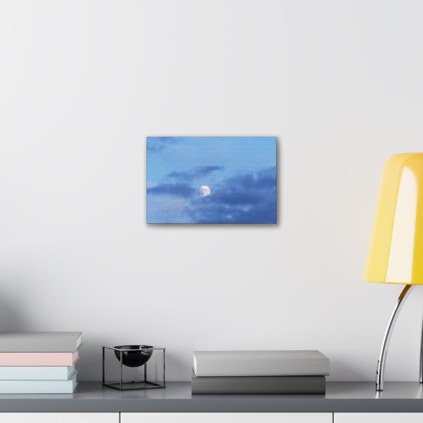Nature-Inspired Canvases from an #originalphotograph of a Moonlit Sky - 0.75" Stretched Nature Wall Decor