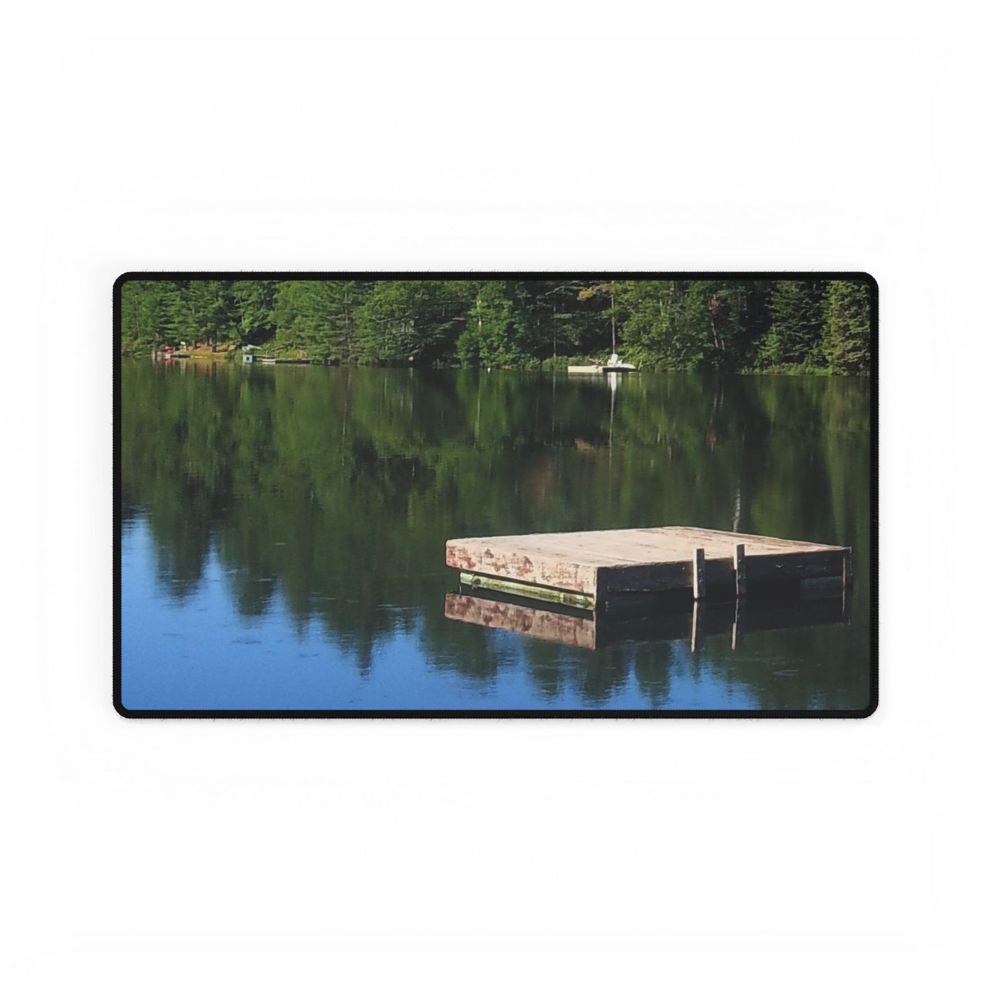 Nature-Inspired Desk Mat/Mouse Pad - #originalphotography of Serene Lakeside View