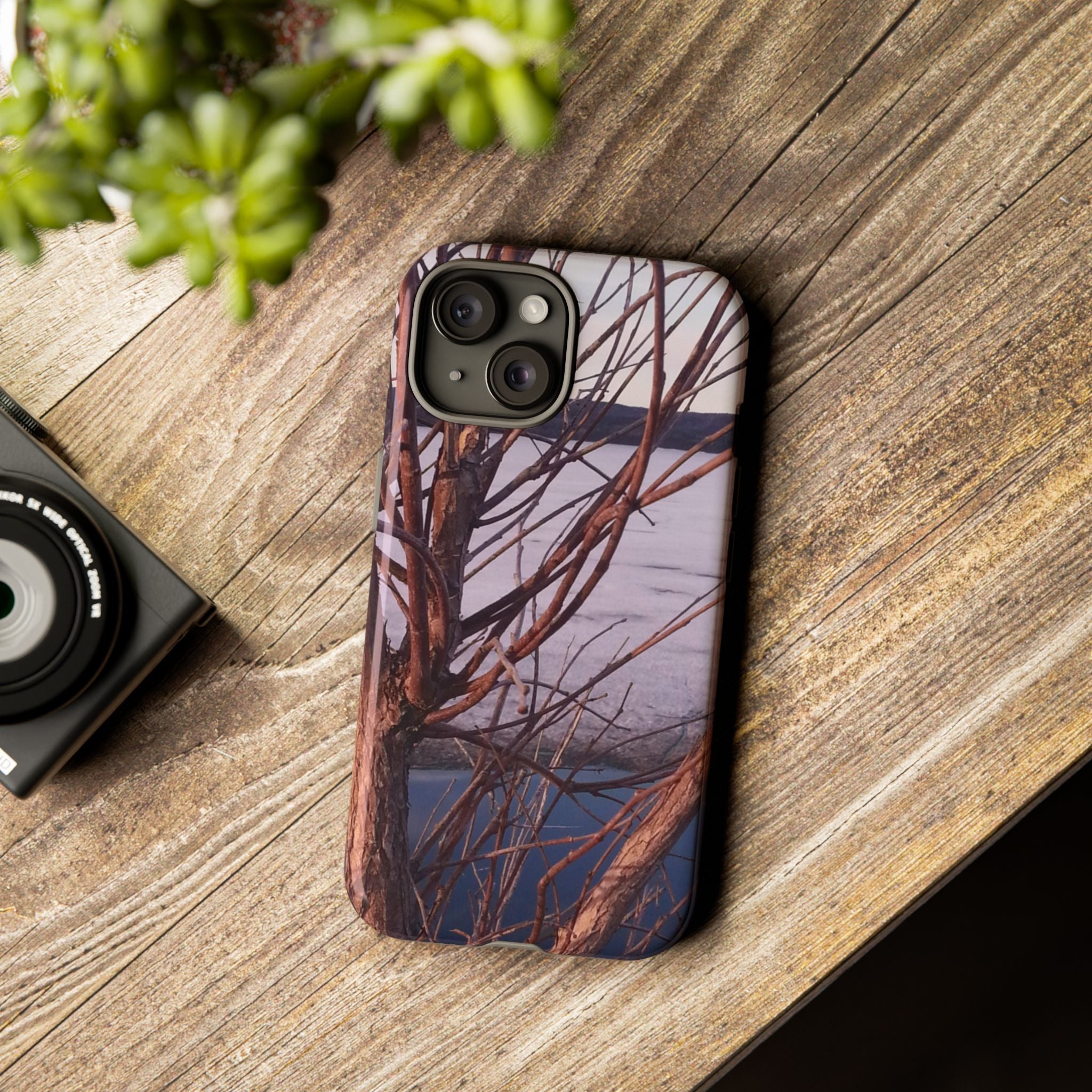 Creative Spark | Ethereal Winter Branch Aesthetic Phone Case | The Flow Collection