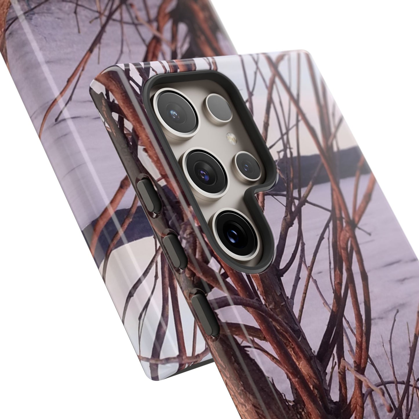 Nature-Inspired Phone Case with an #originalphotograph of branches in winter