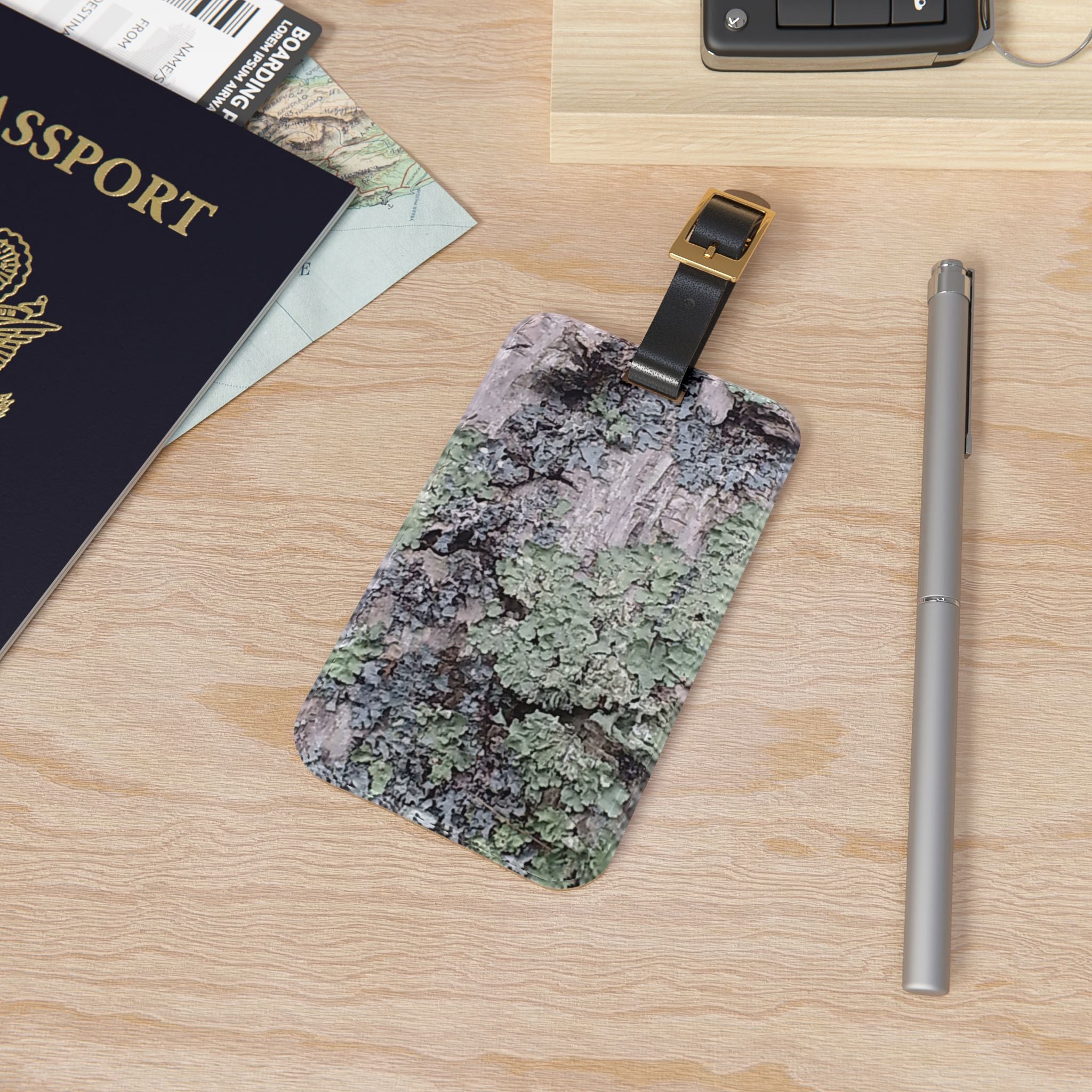 Ancient Overgrowth | Mossy Woodland Luggage Tag | The Rooted Collection