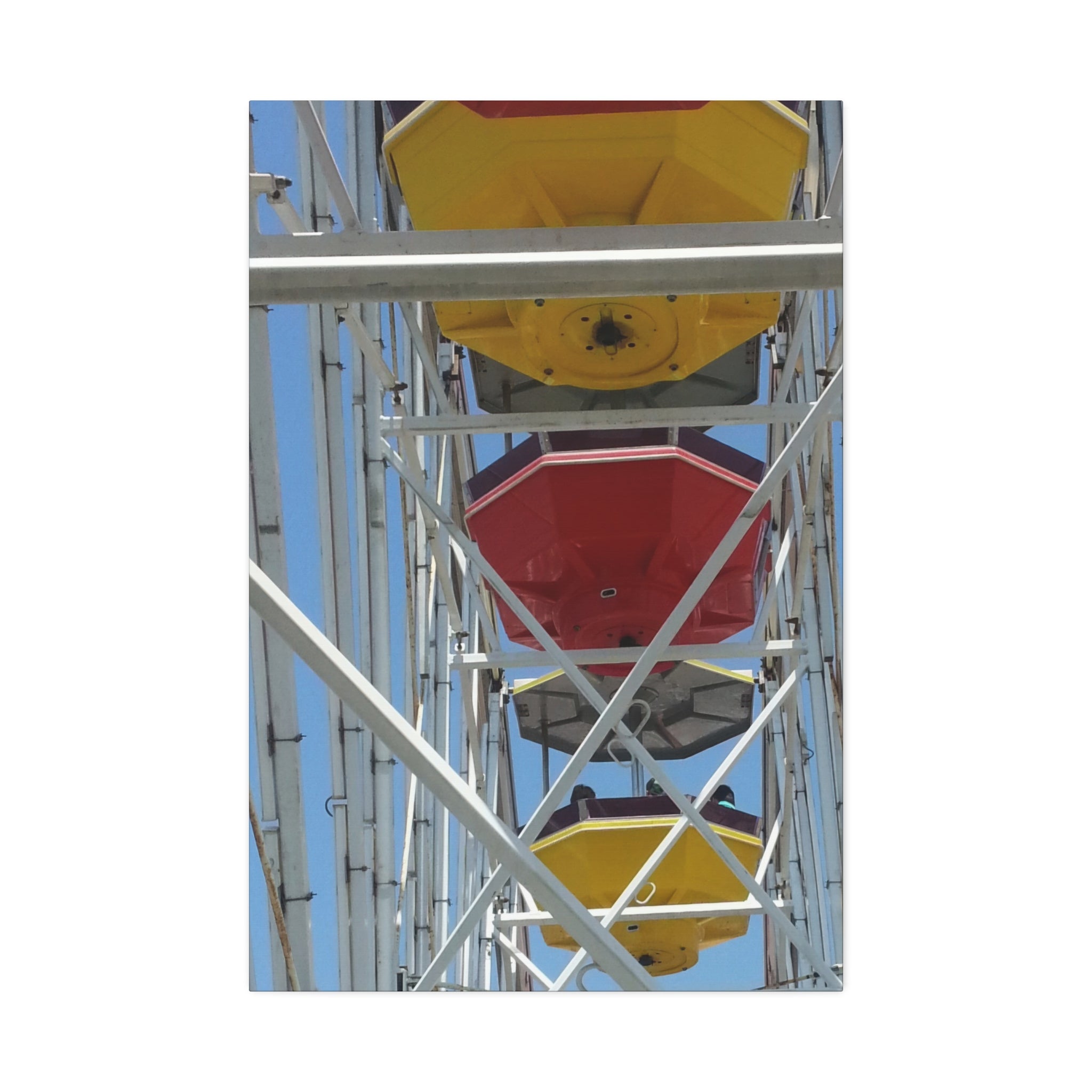 Vivid Spectrum | Radiant Fairground Motion Wall Art | The Flow Collection