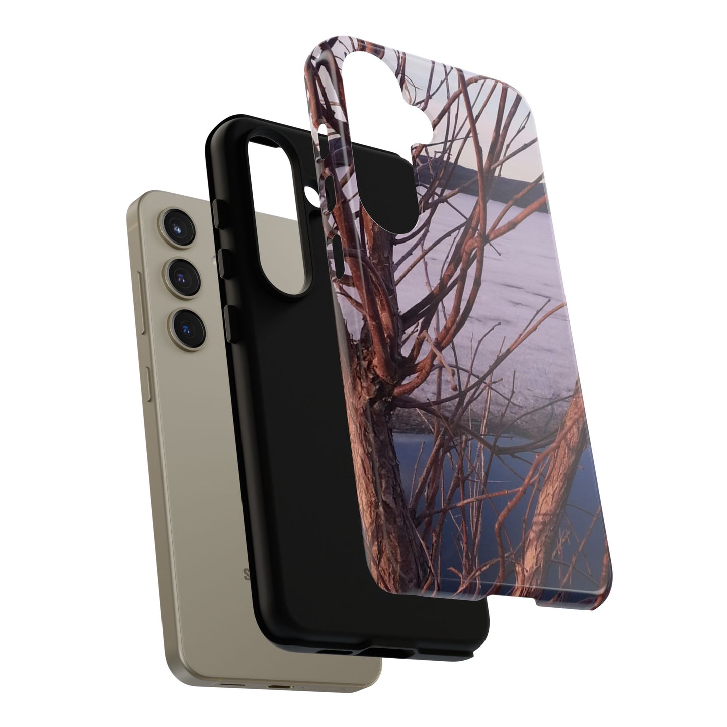 Nature-Inspired Phone Case with an #originalphotograph of branches in winter