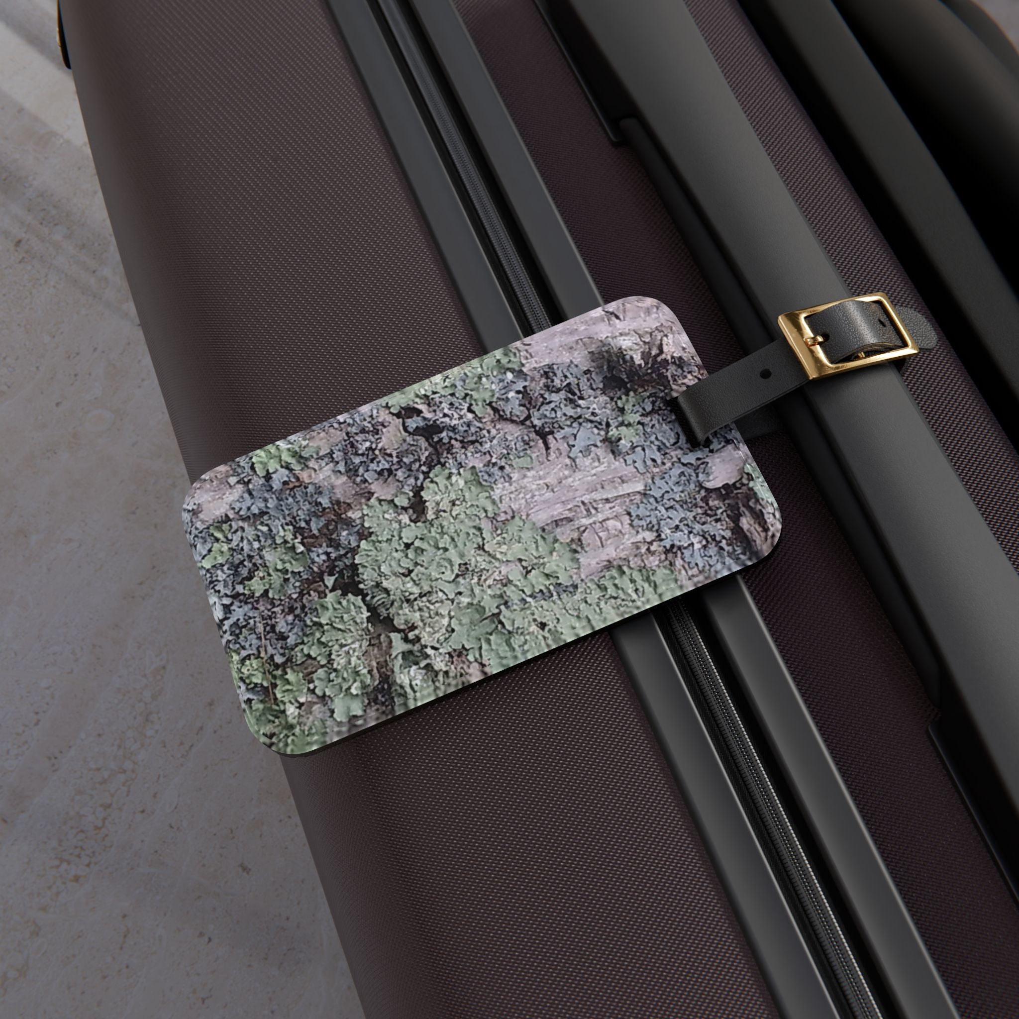 Ancient Overgrowth | Mossy Woodland Luggage Tag | The Rooted Collection