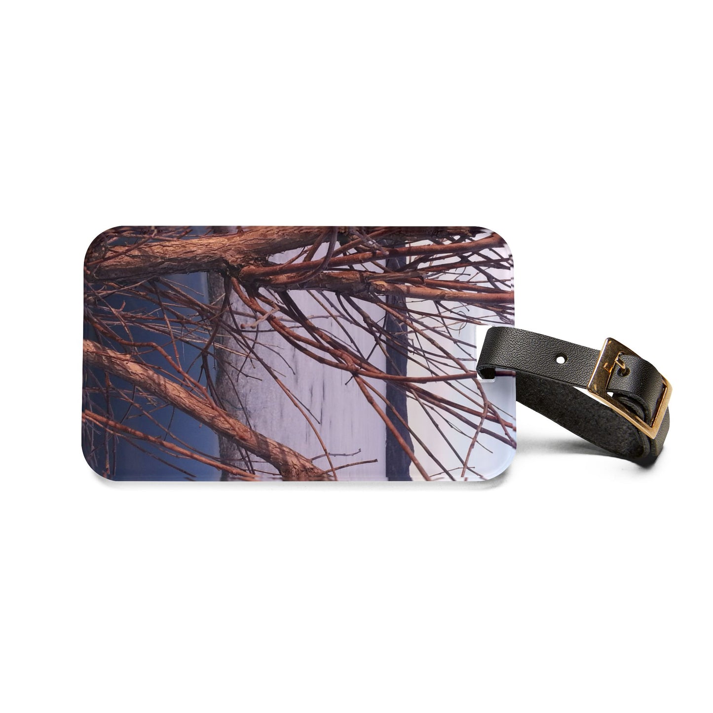 Nature-Inspired Luggage Tag – Scenic Tree Design for Travel Enthusiasts