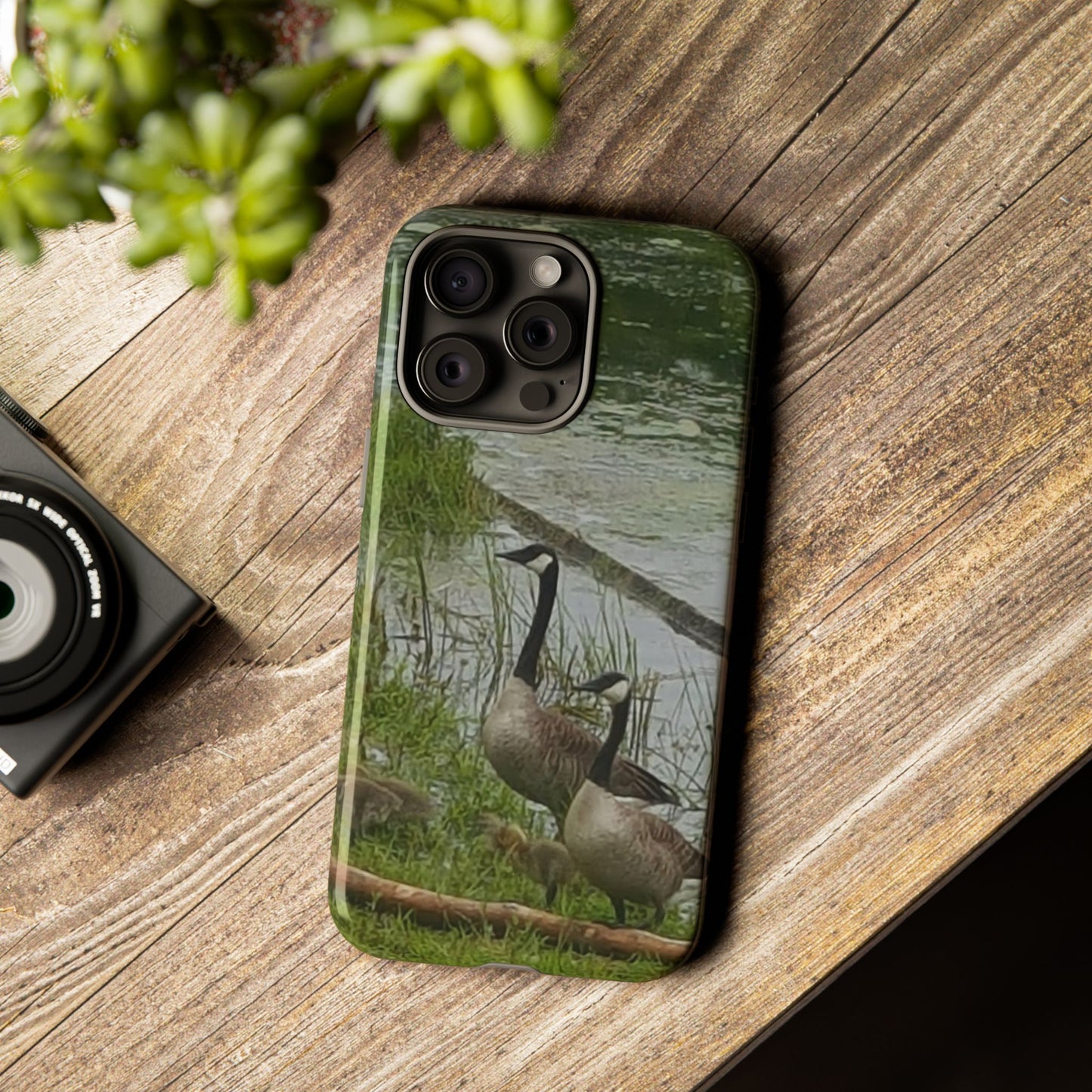 Nature-Inspired Phone Case with an #originalphotograph of Goose Design
