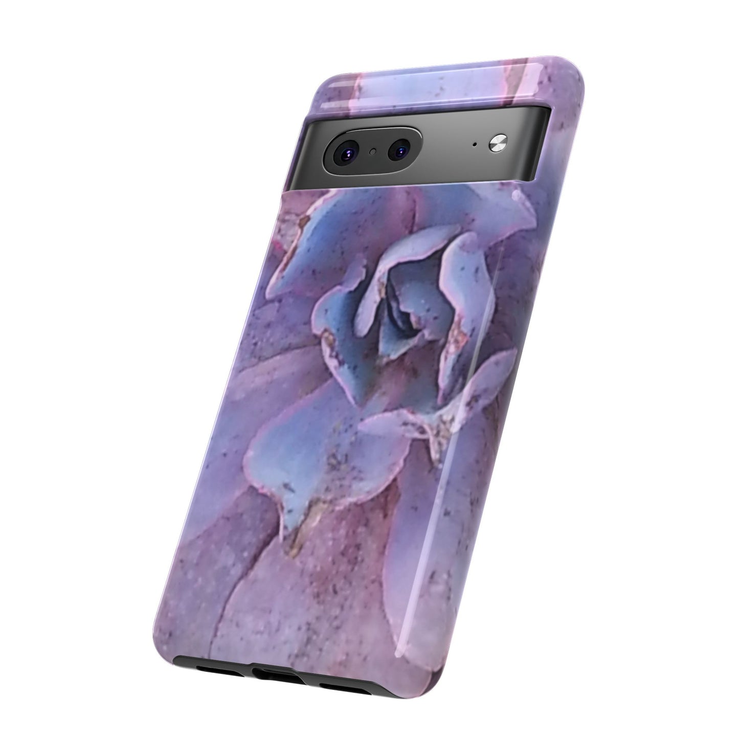Nature-Inspired Phone Case with an #originalphotograph of a lavender toned succulent from #theGetty
