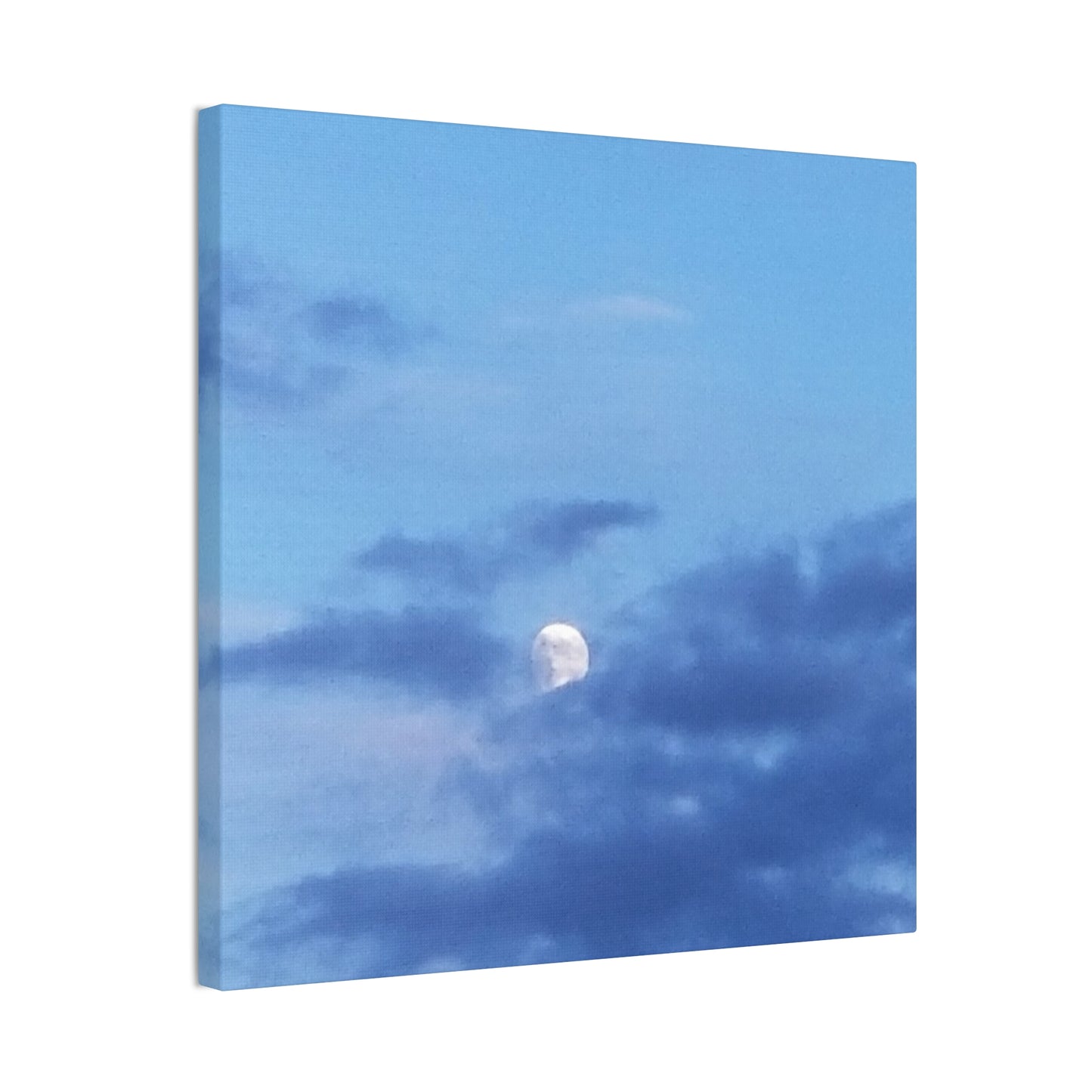 Nature-Inspired Canvases from an #originalphotograph of a Moonlit Sky - 0.75" Stretched Nature Wall Decor