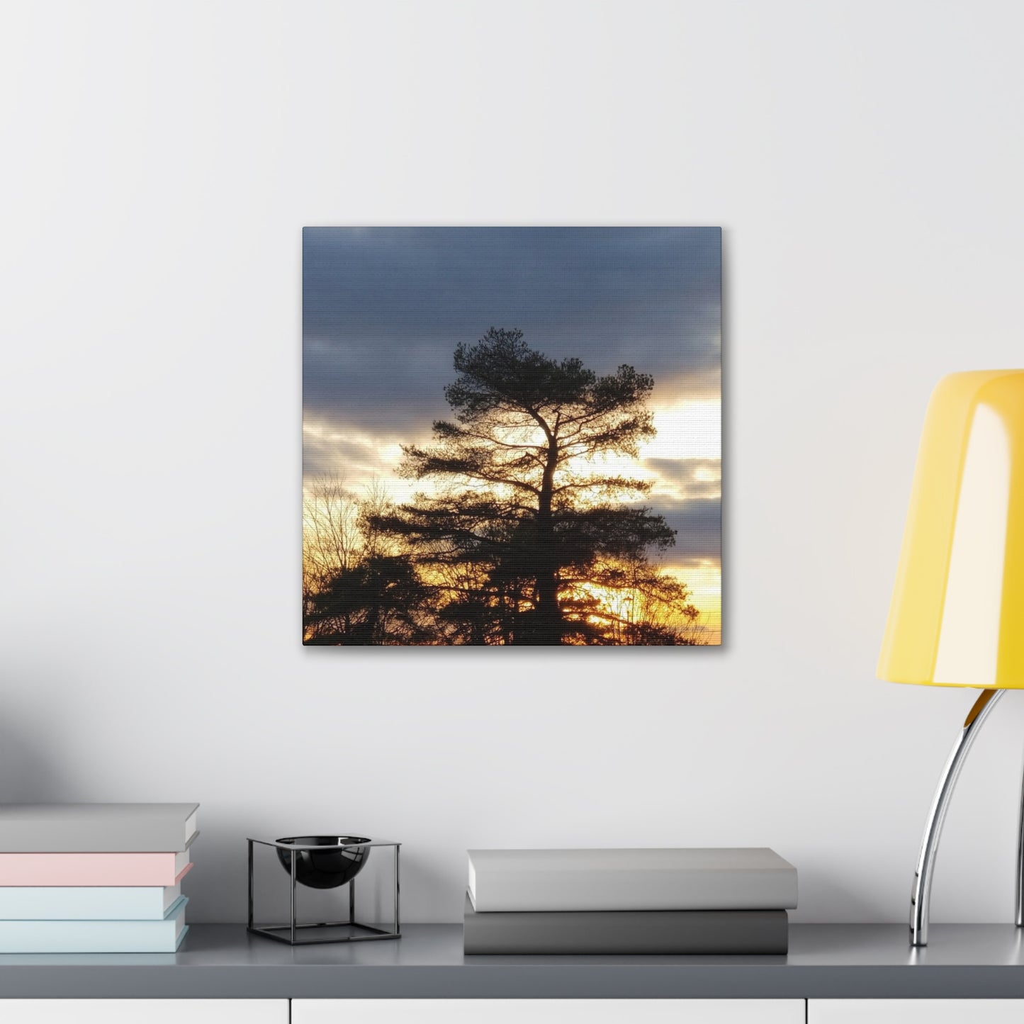 Nature-Inspired Canvases from an #originalphotograph of a Sunset Tree - 0.75" Stretched Nature Wall Decor