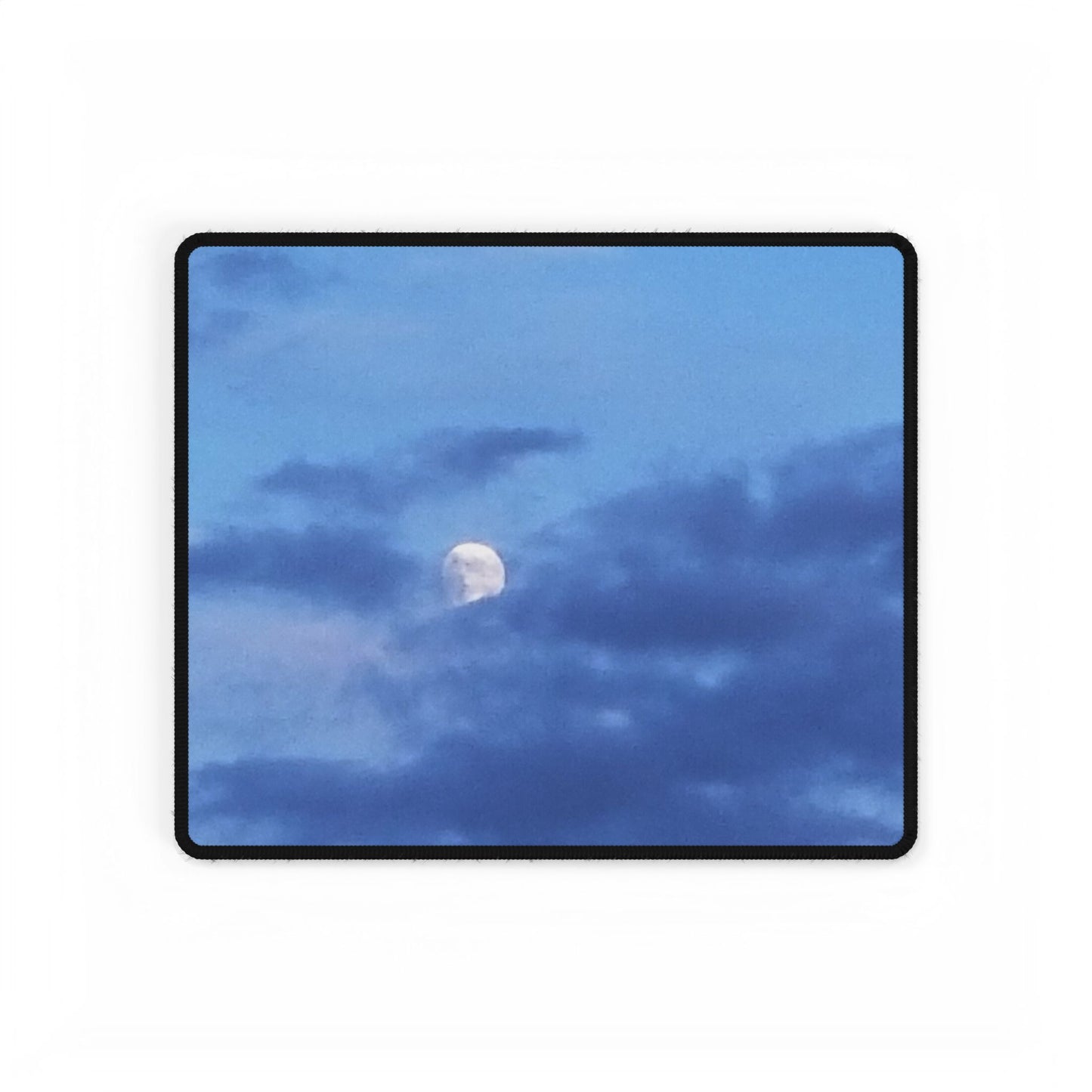 Nature-Inspired Desk Mat/Mouse Pad - #originalphotography of Serene Moonlit Sky