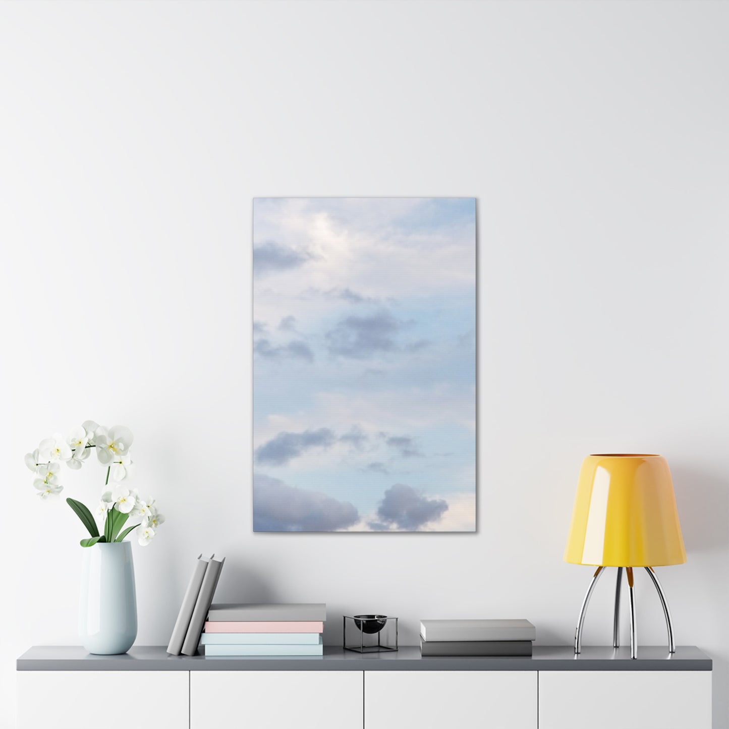 Nature-Inspired Canvases from an #originalphotograph of a Serene Lakeview Sky - 0.75" Stretched Nature Wall Decor