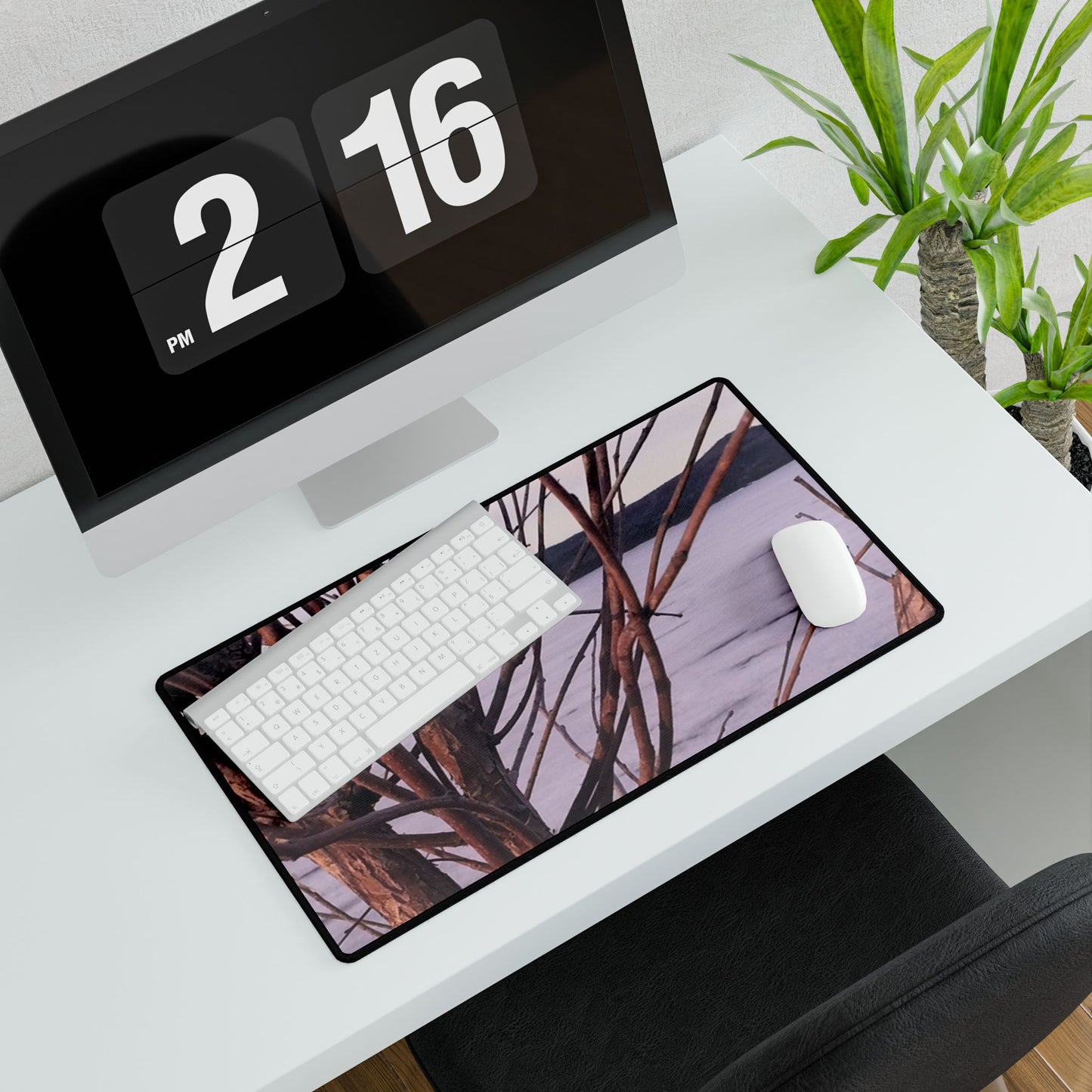 Nature-Inspired Desk Mat for Home and Office - Stylish & Functional Workspace Decor