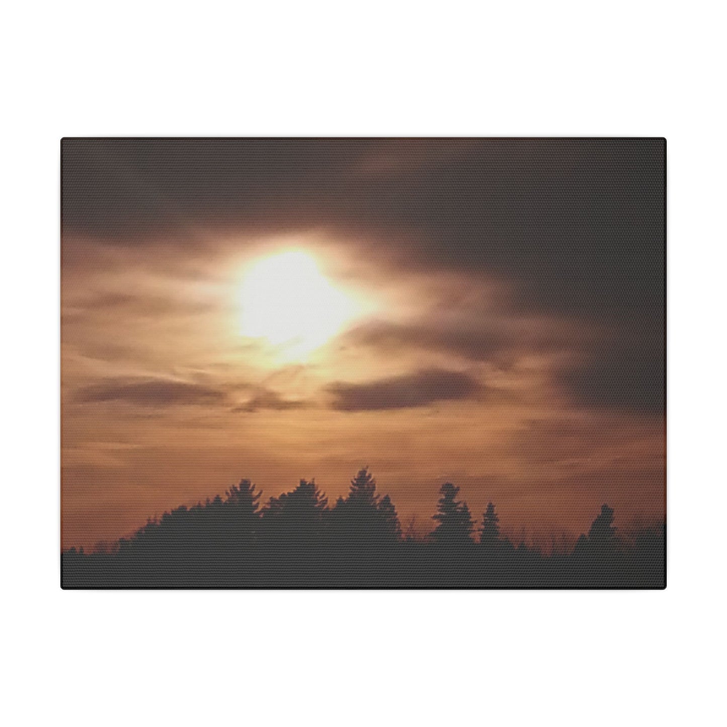 Nature-Inspired Canvases from an #originalphotograph of a Serene Sunset - 0.75" Stretched Nature Wall Decor