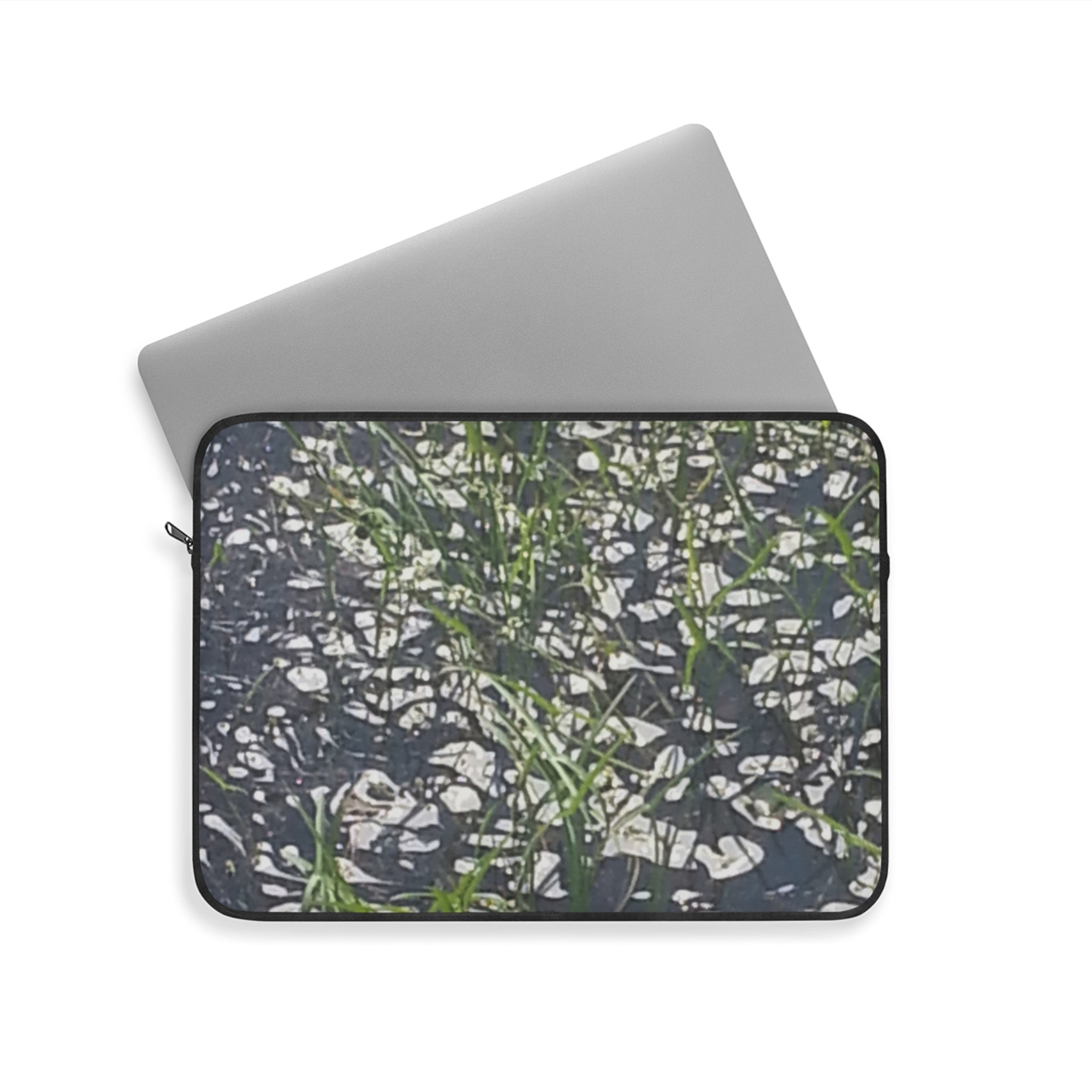 Hushed Waters | Verdant Riverbank Laptop Sleeve | The Nurture Collection