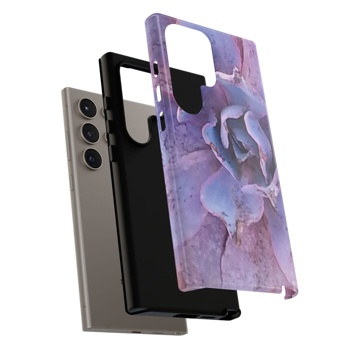 Nature-Inspired Phone Case with an #originalphotograph of a lavender toned succulent from #theGetty