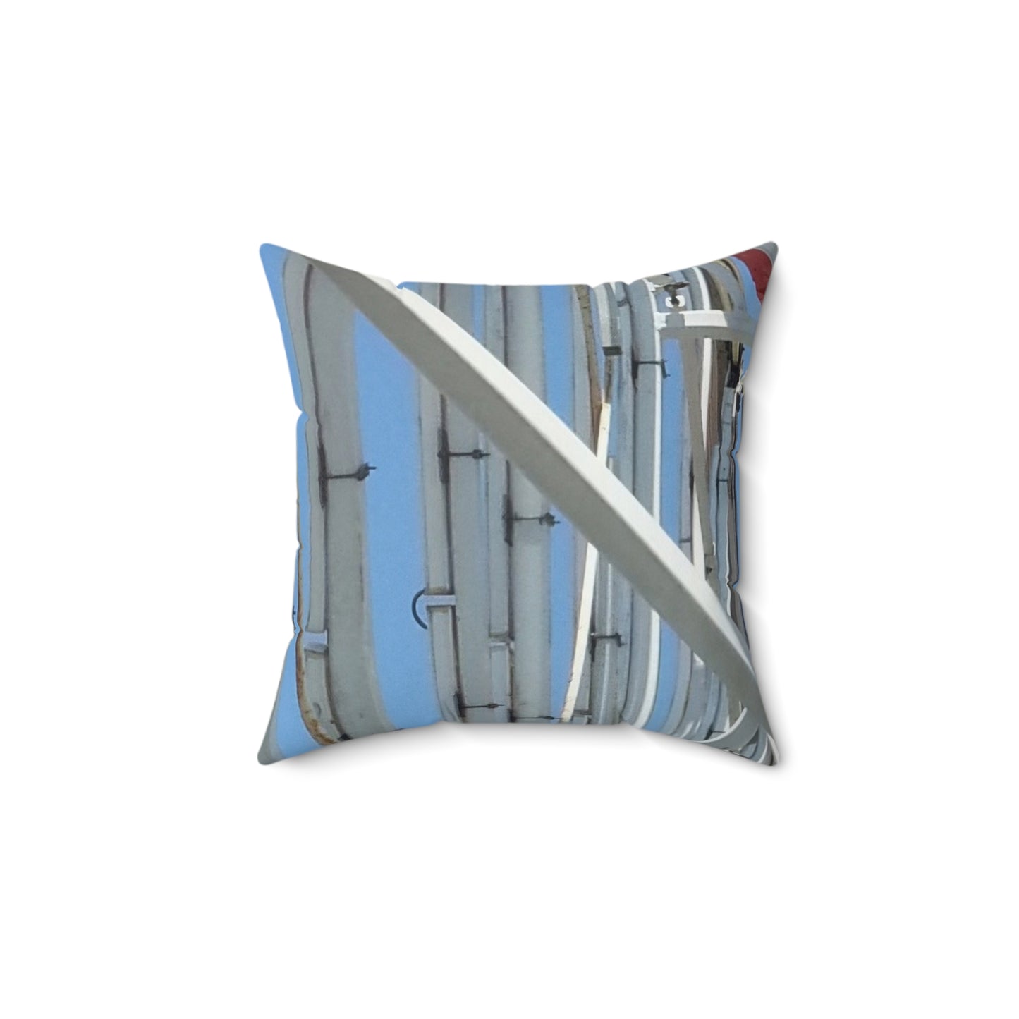 Nature-Inspired Decorative Square Pillow - #originalphotograph of the #ferriswheel at the Santa Monica Pier