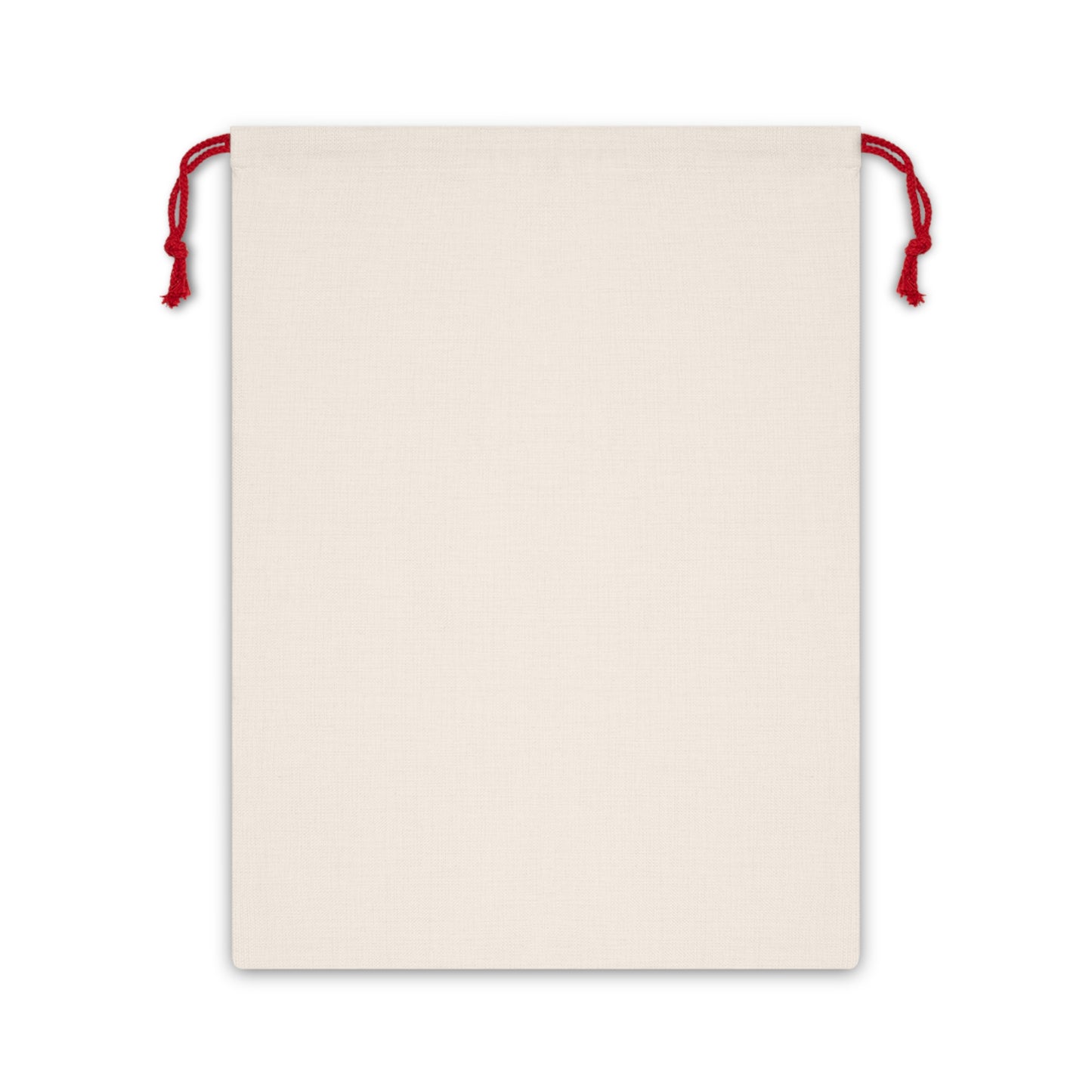 Nature-Inspired Gift Bag with Red Drawstrings - Perfect for Holidays & Special Occasions