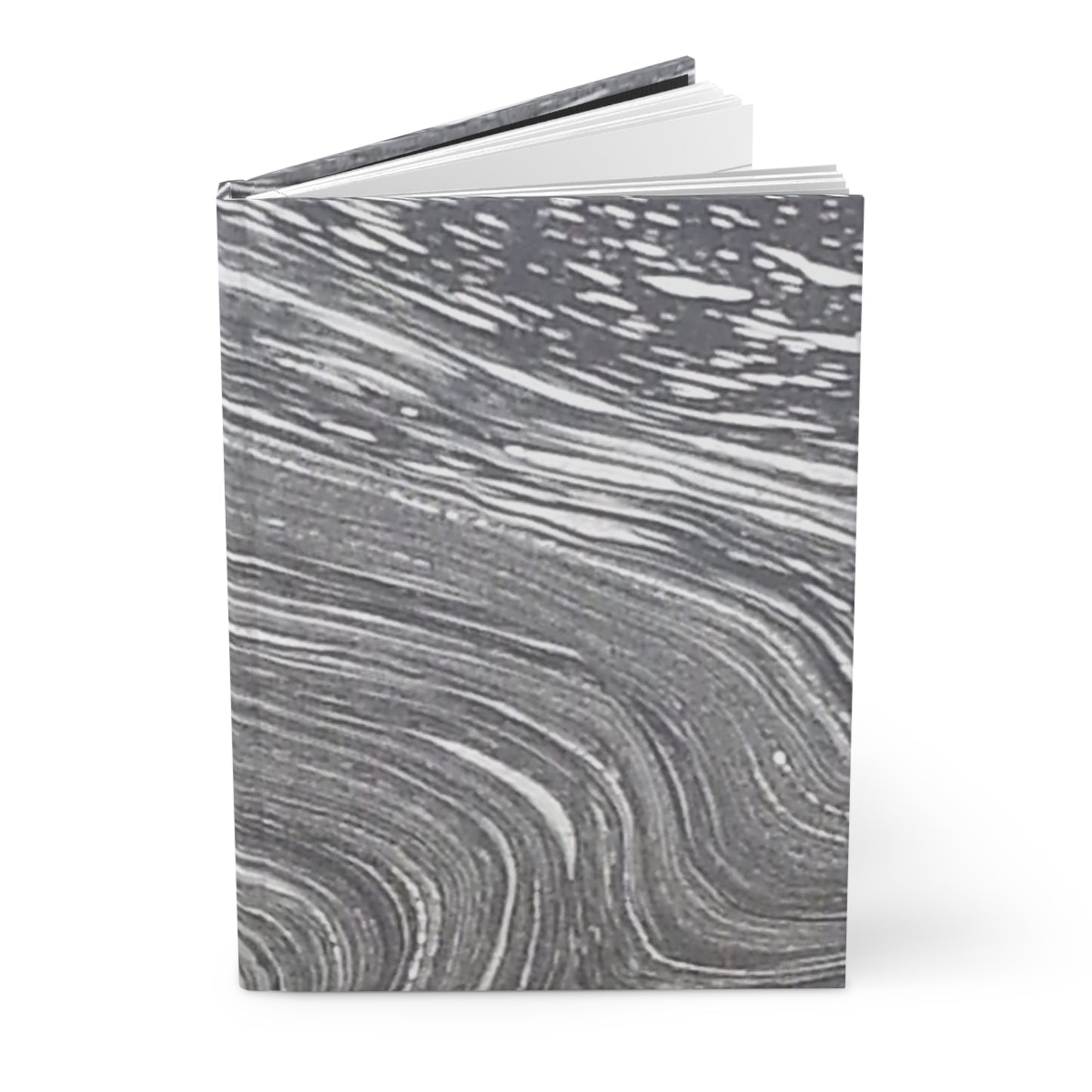 Nature-Inspired Hardcover Journal - #originalphotography of swirls in lake