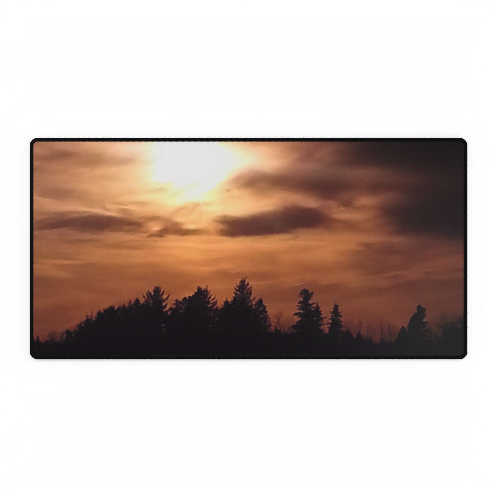 Amber Sanctuary | Sunset Forest Desk Mat | The Nurture Collection