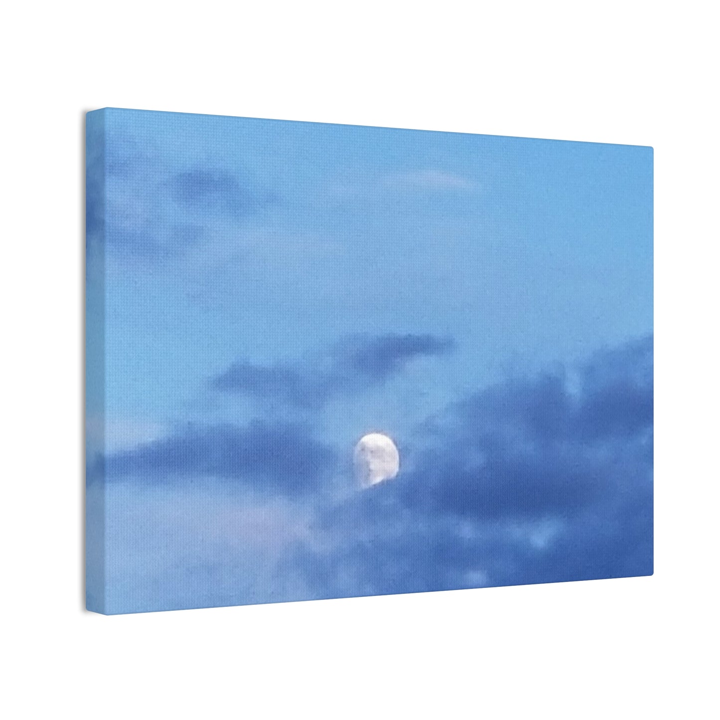 Nature-Inspired Canvases from an #originalphotograph of a Moonlit Sky - 0.75" Stretched Nature Wall Decor