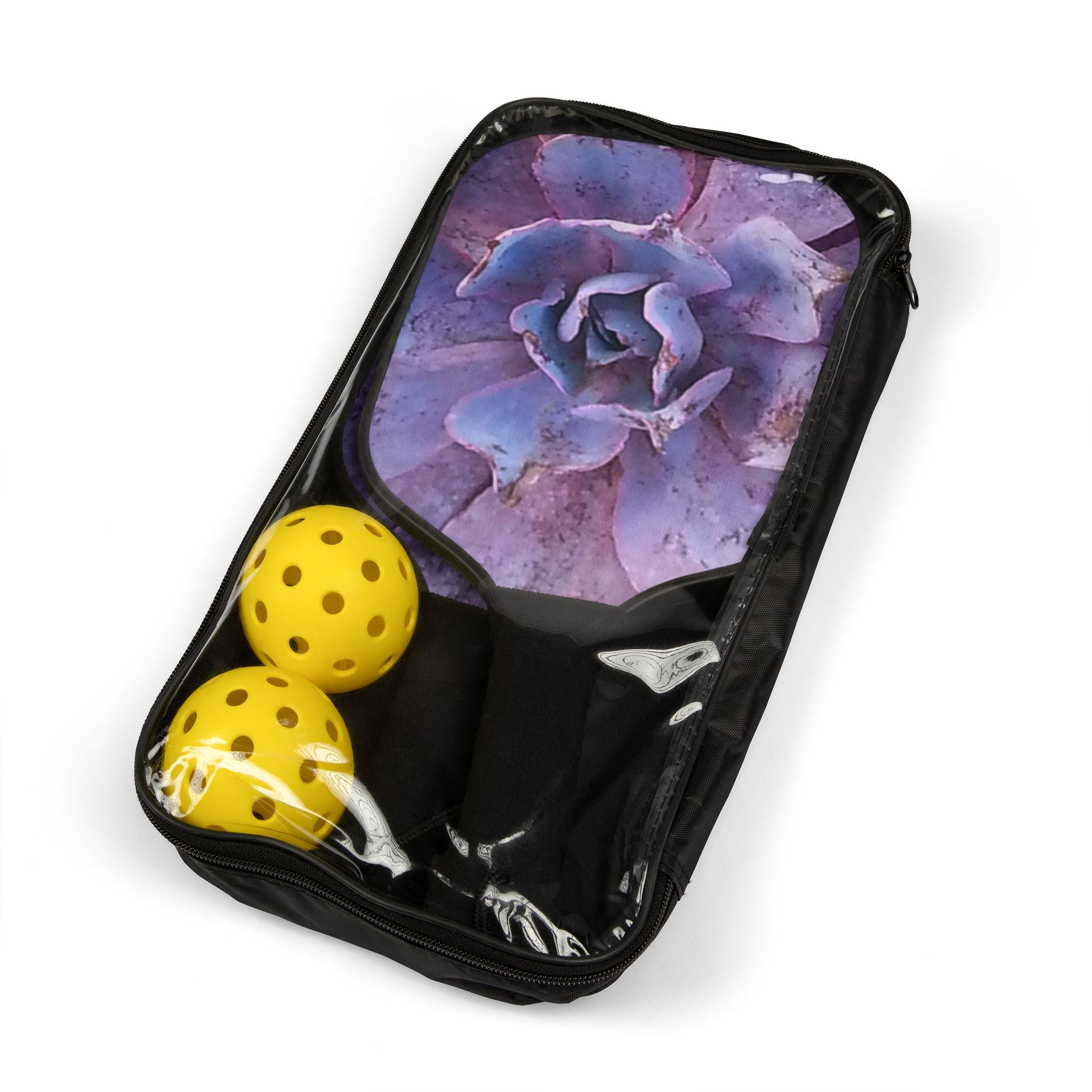 Mindful Bloom | Geometric Petal Texture Pickleball Kit | The Rooted Collection