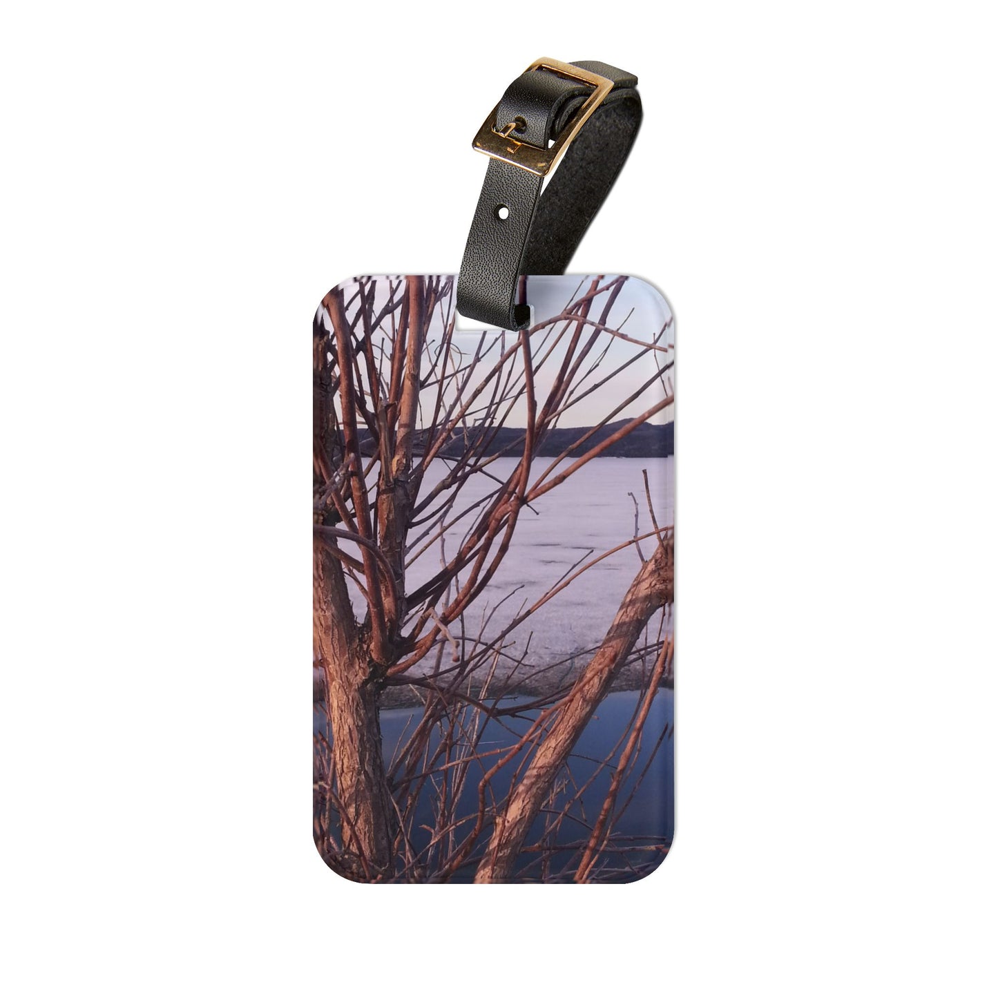 Nature-Inspired Luggage Tag – Scenic Tree Design for Travel Enthusiasts