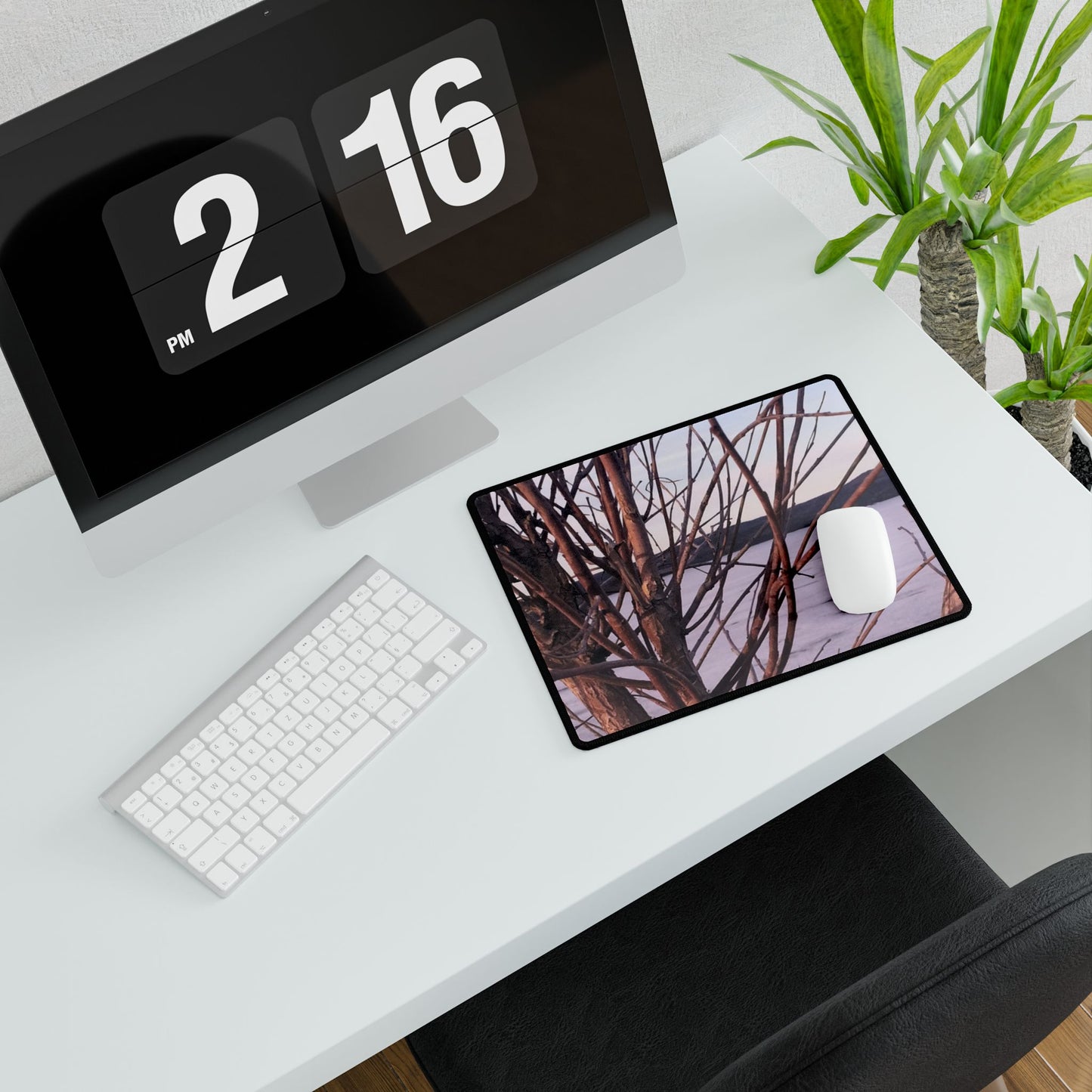 Nature-Inspired Desk Mat for Home and Office - Stylish & Functional Workspace Decor