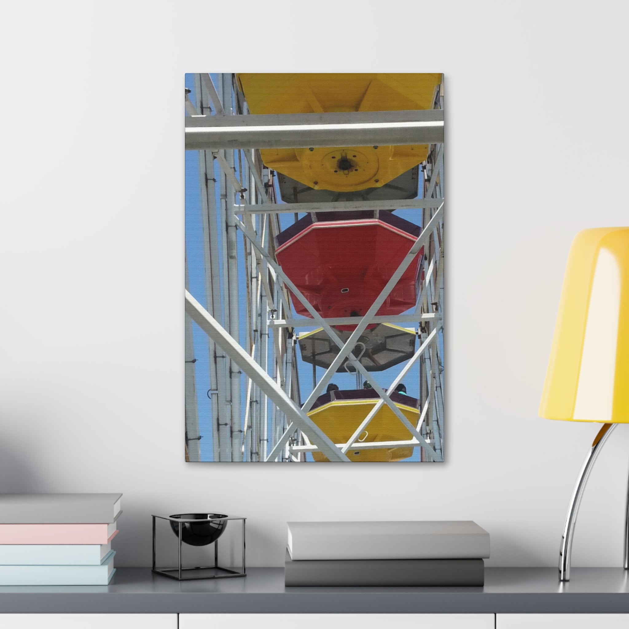 Vivid Spectrum | Radiant Fairground Motion Wall Art | The Flow Collection
