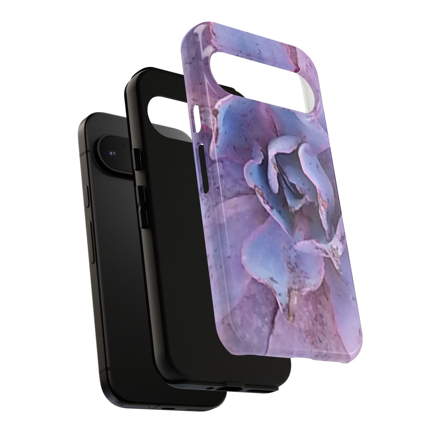 Nature-Inspired Phone Case with an #originalphotograph of a lavender toned succulent from #theGetty
