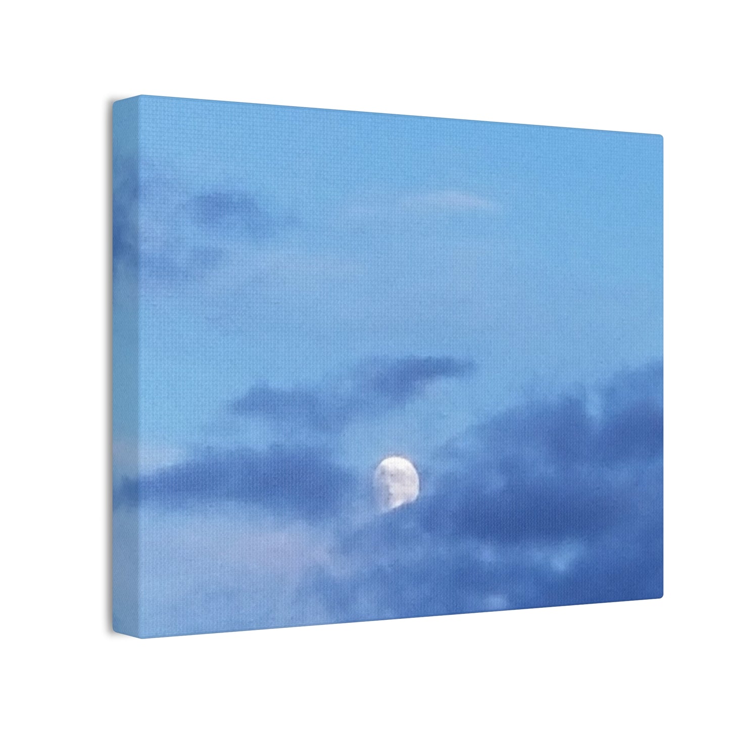 Nature-Inspired Canvases from an #originalphotograph of a Moonlit Sky - 0.75" Stretched Nature Wall Decor