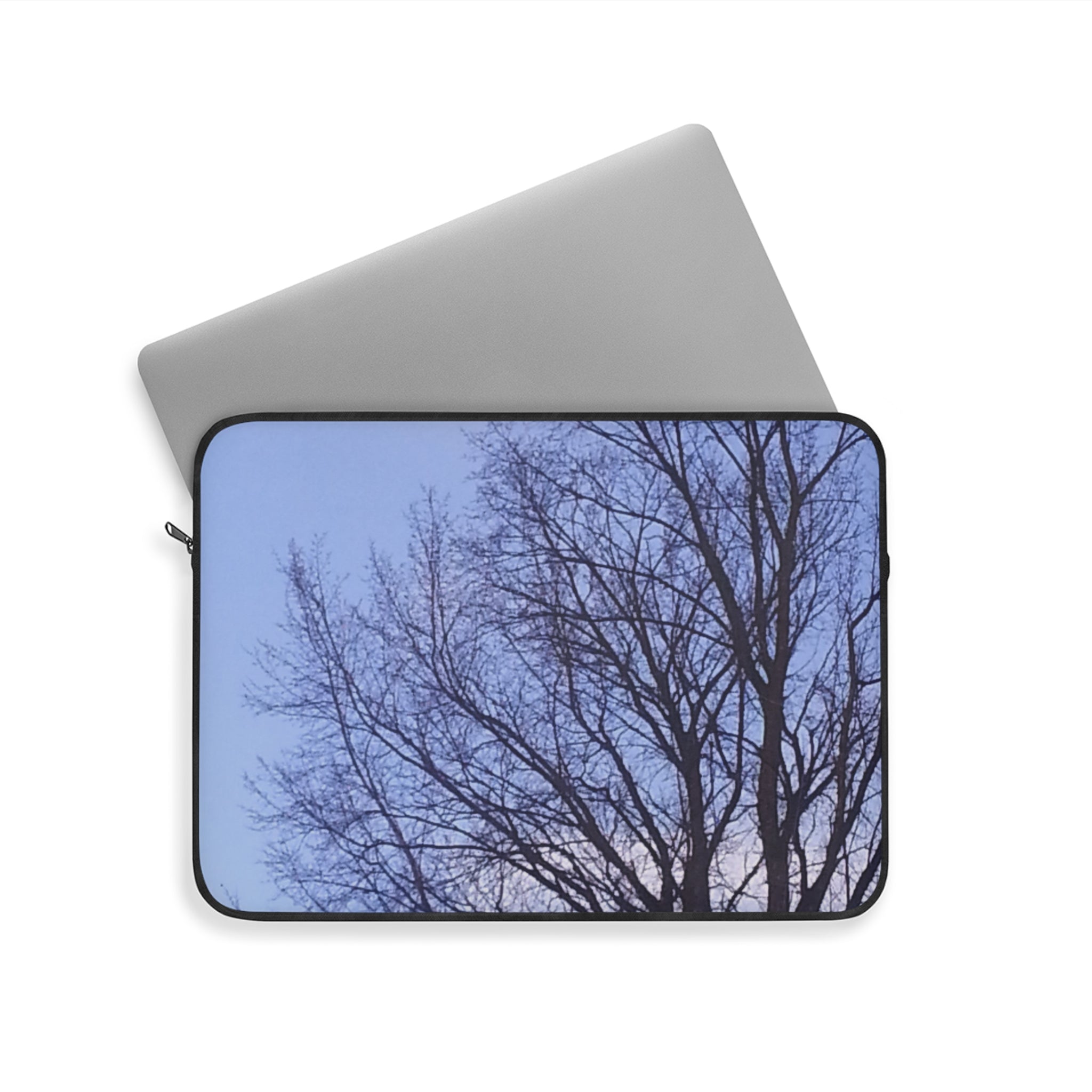 Airy Solitude | Infinite Blue Ascent Laptop Sleeve | The Nurture Collection