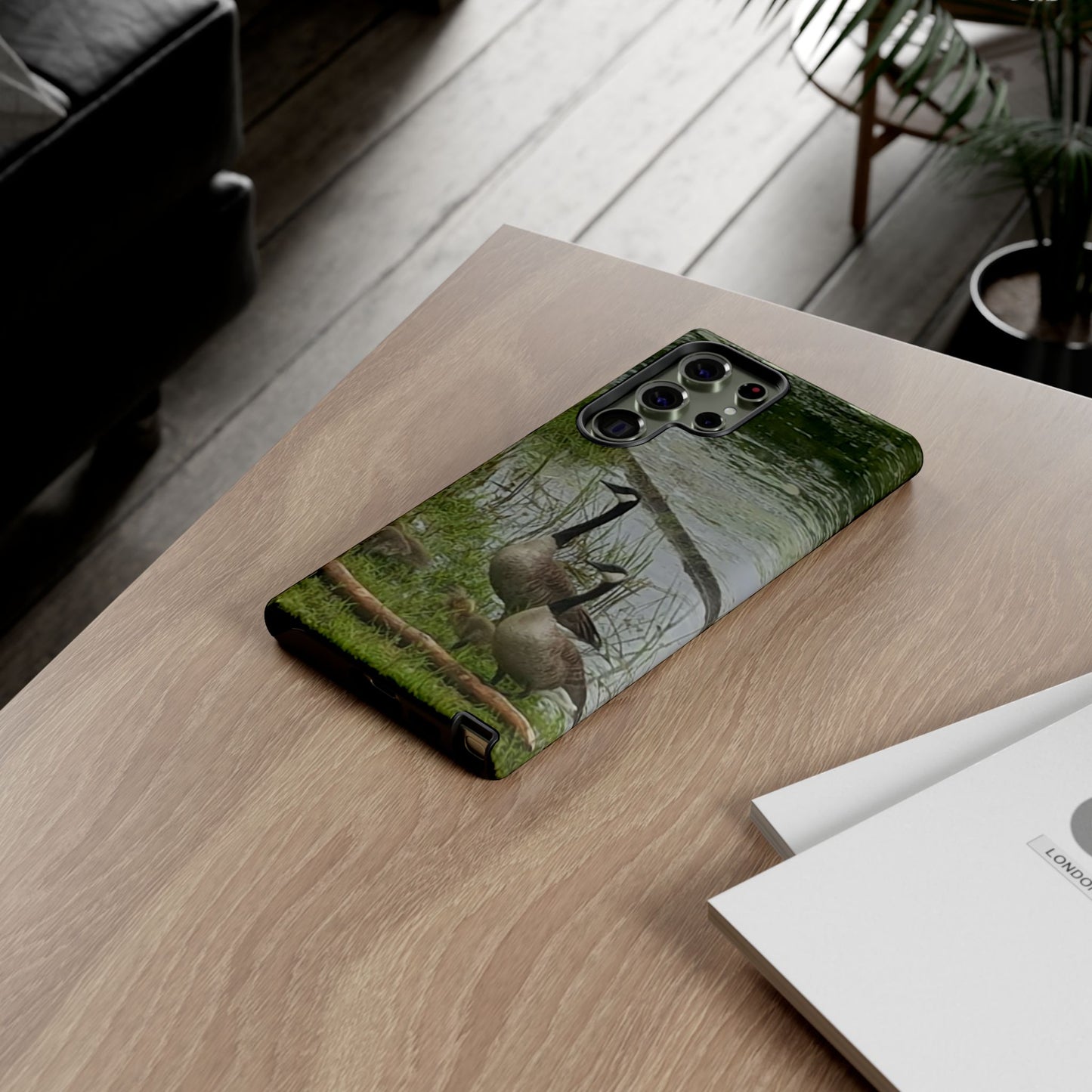 Nature-Inspired Phone Case with an #originalphotograph of Goose Design