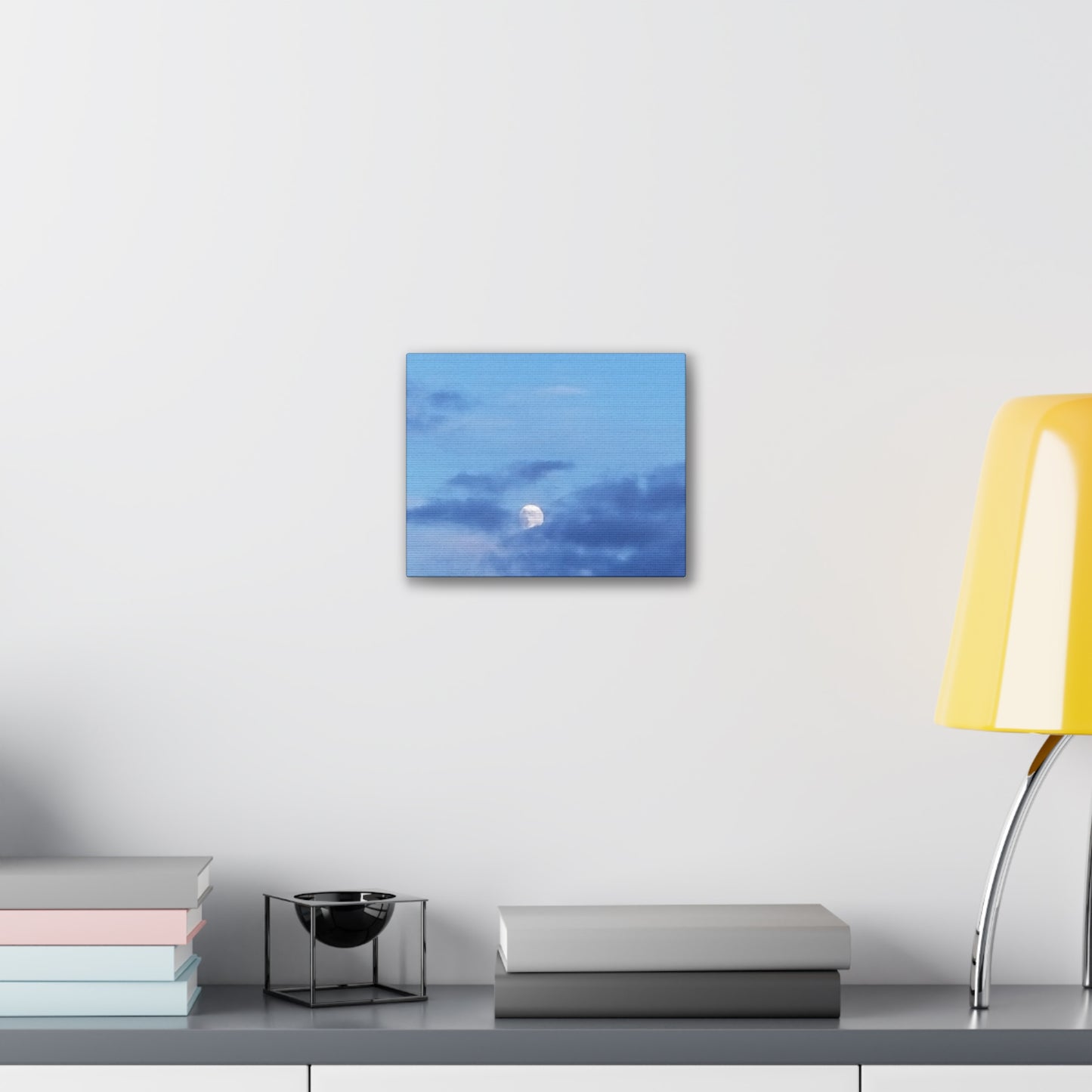 Nature-Inspired Canvases from an #originalphotograph of a Moonlit Sky - 0.75" Stretched Nature Wall Decor