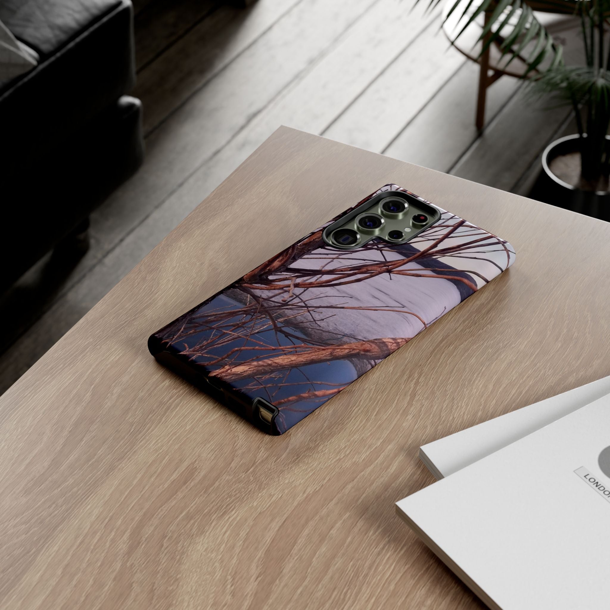 Creative Spark | Ethereal Winter Branch Aesthetic Phone Case | The Flow Collection
