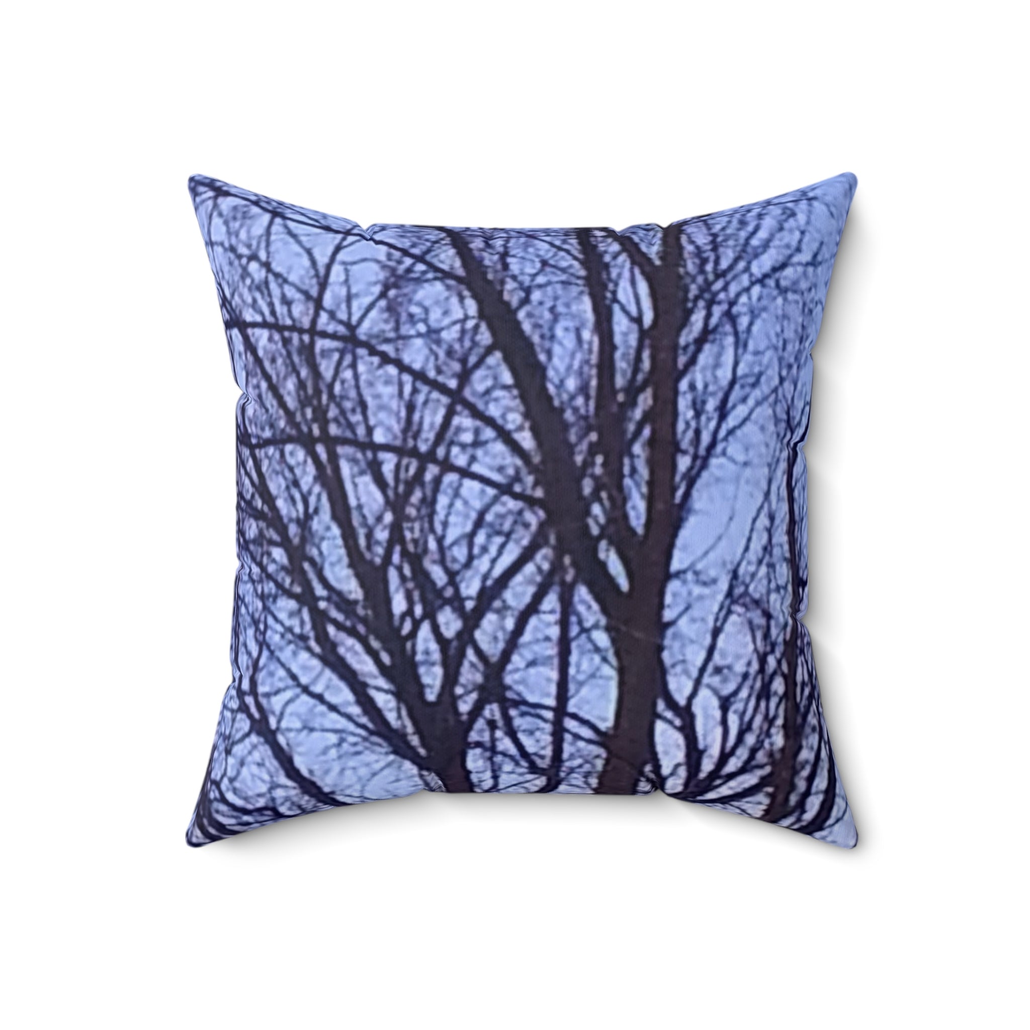 Azure Firmament | Vibrant Cloudscape Pillow | The Flow Collection