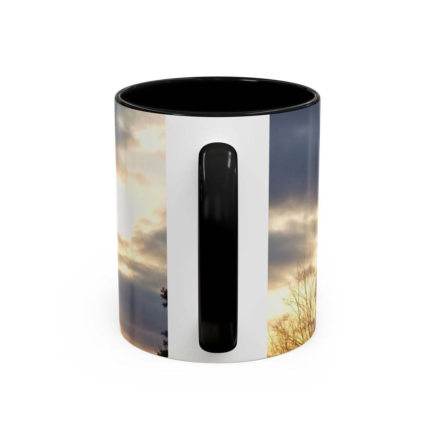 Nature-Inspired Accent #CoffeeMug (11, 15oz) - #originalphotograph of Sunset Silhouette