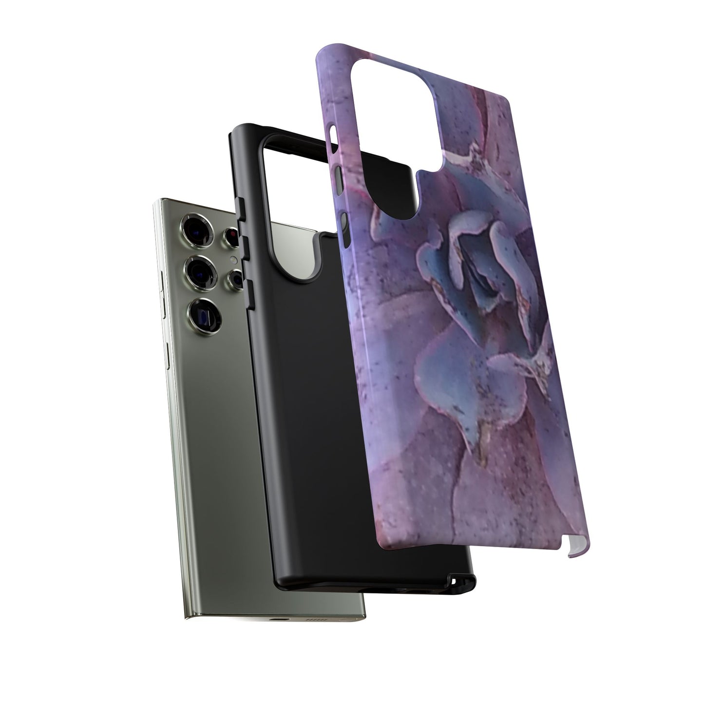 Nature-Inspired Phone Case with an #originalphotograph of a lavender toned succulent from #theGetty