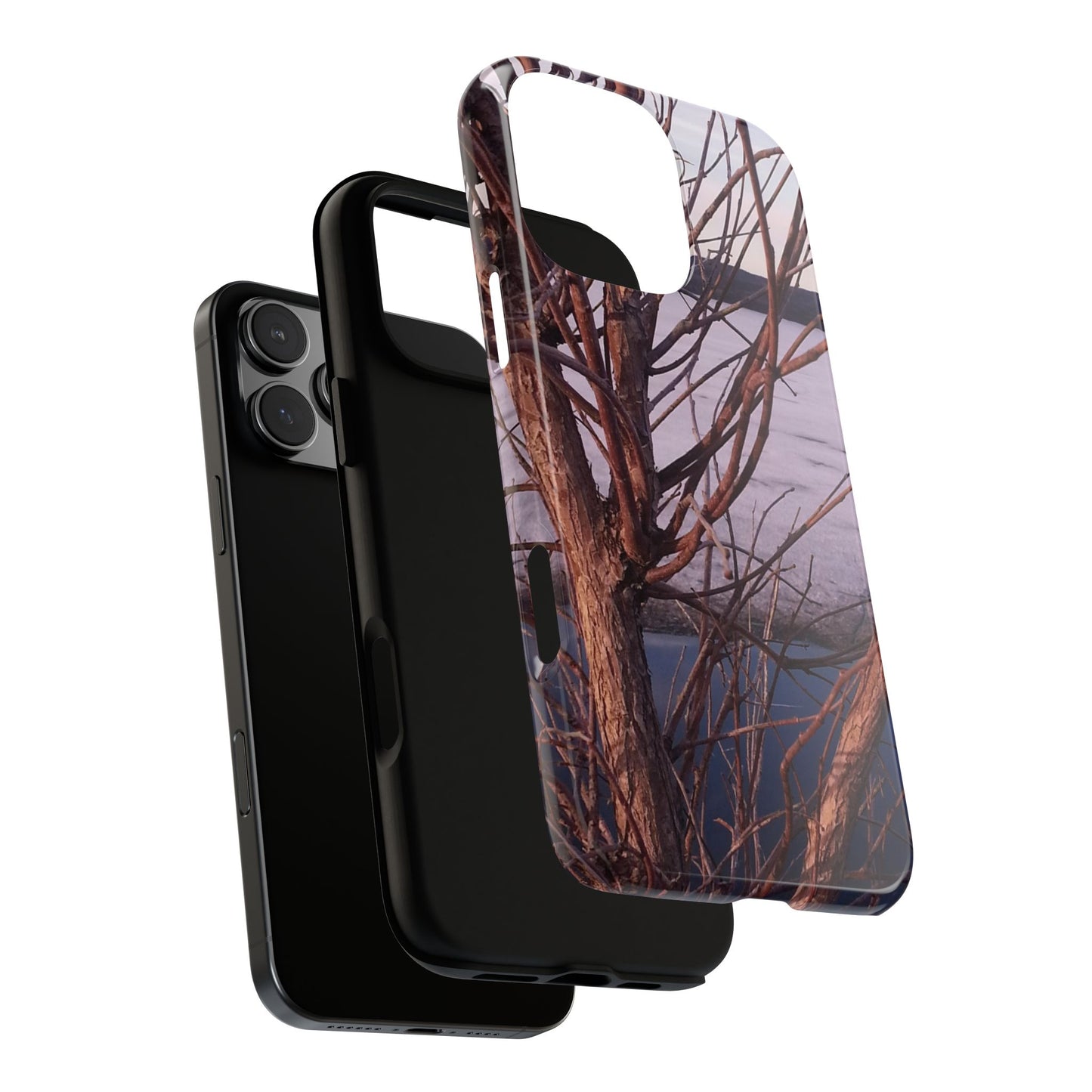 Phone Case - Nature-Inspired Winter Tree Design