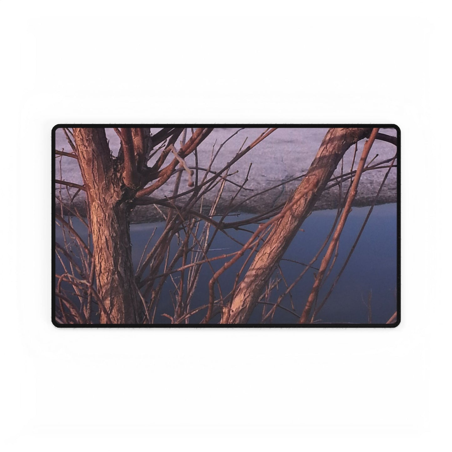 Computer Desk Mat -  Tree at Lake - Stylish & Functional Workspace Decor