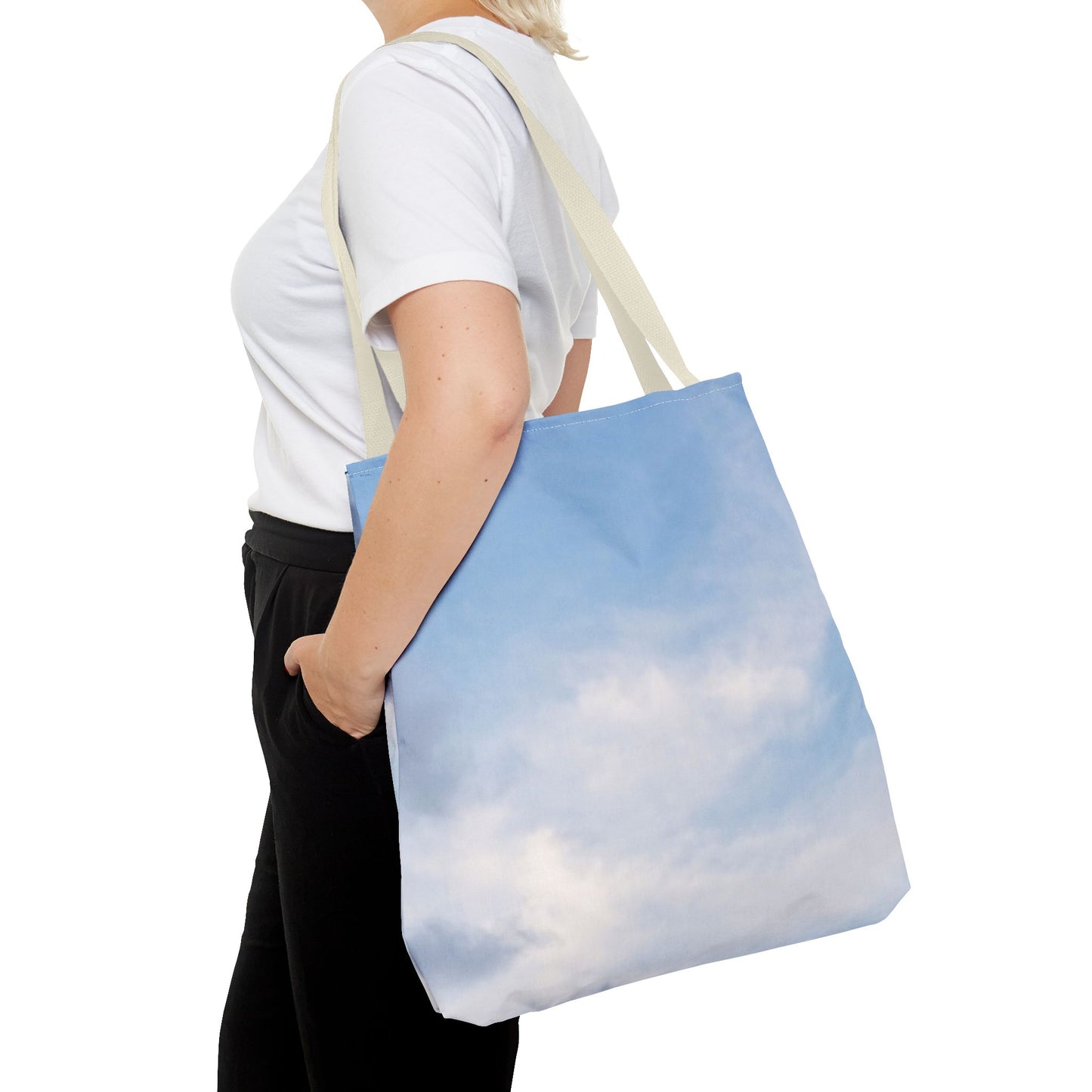 Tote Bag -Cloudy Sky - Perfect for Everyday Use and Relaxing Outings