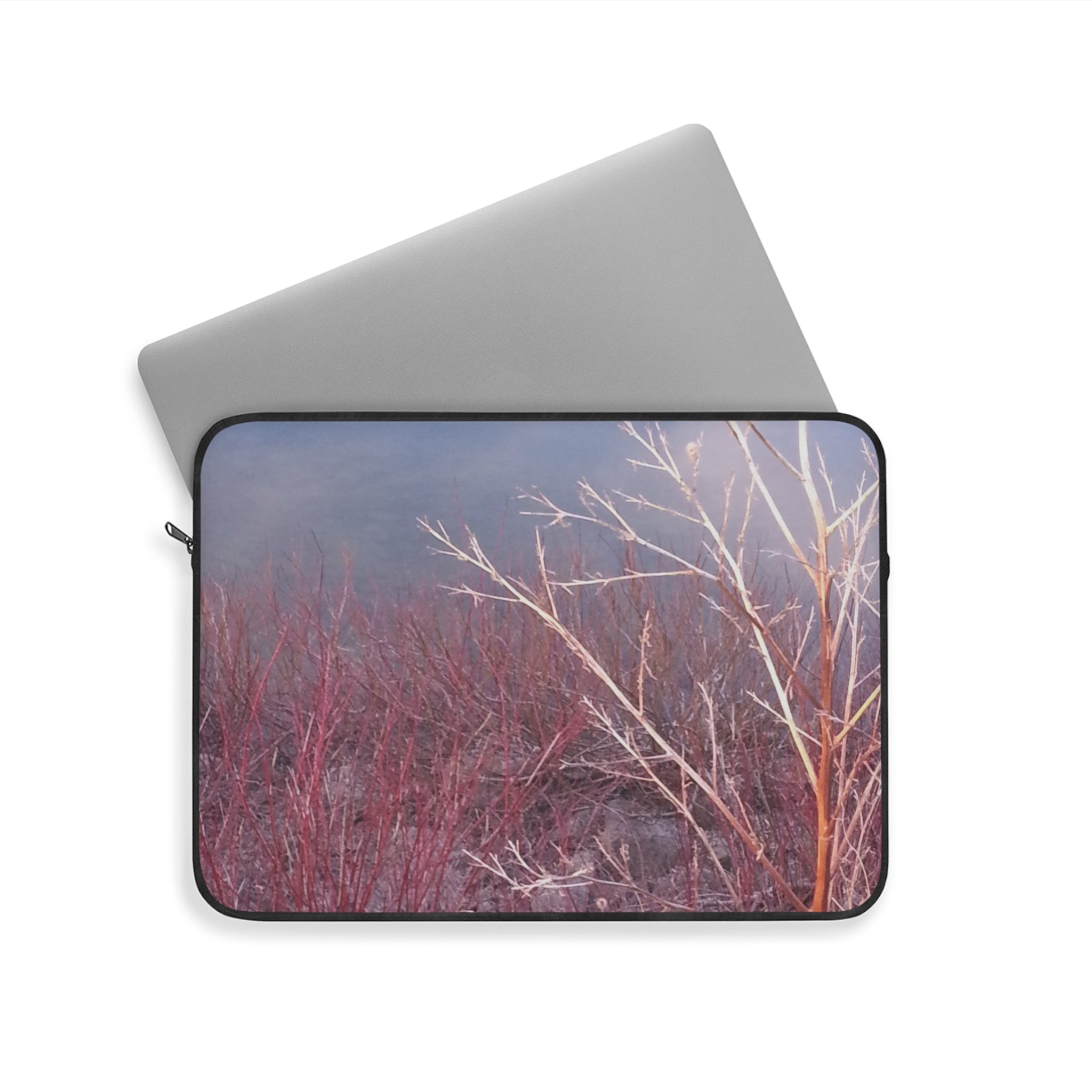 Geometric Botanical | Russet Shrubbery Maze Laptop Sleeve | The Inspiration Collection