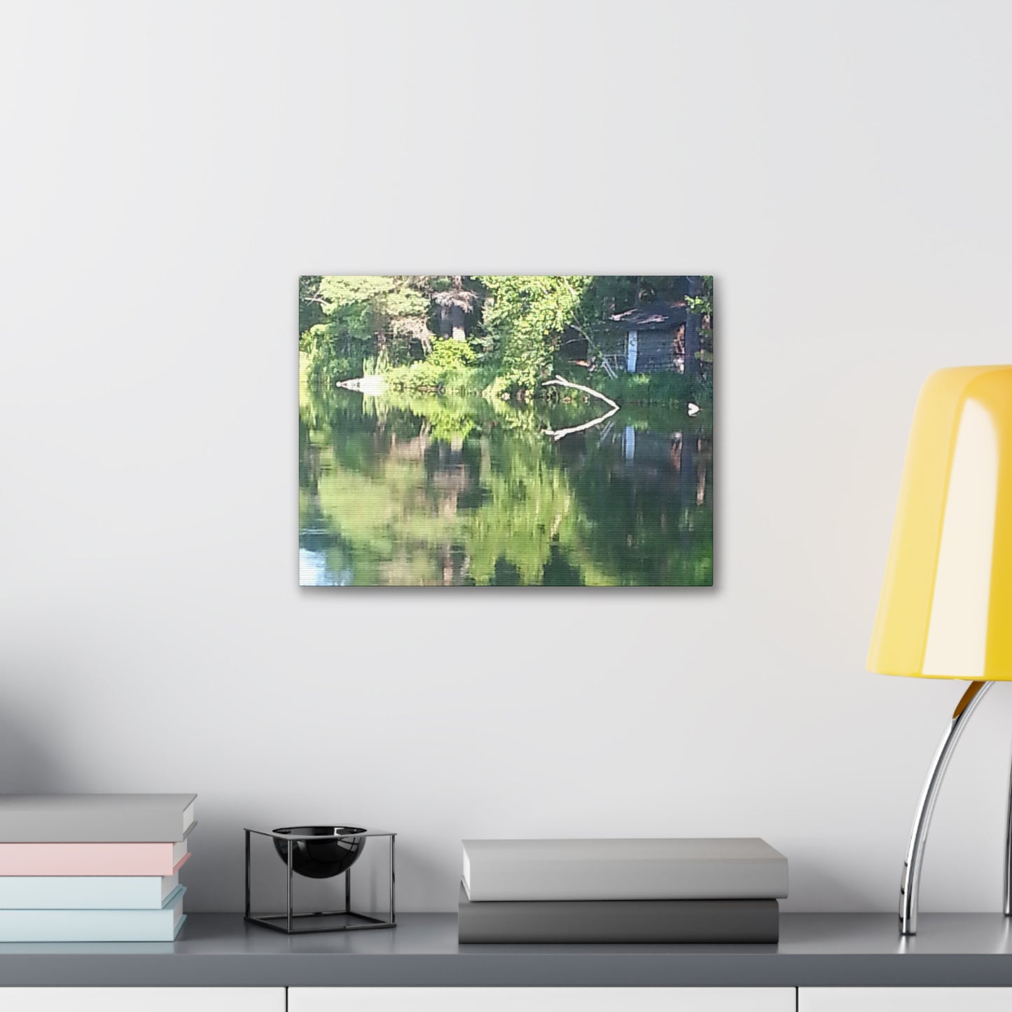 Canvas art - Tranquil Lake Reflection